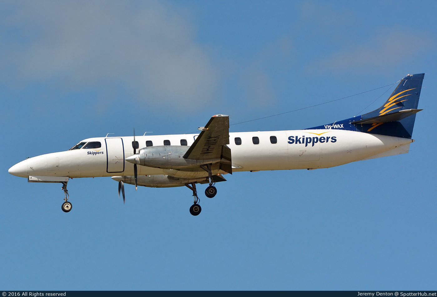 Photo of VH-WAX - Fairchild Swearingen Metro 23 operated by Skippers Aviation