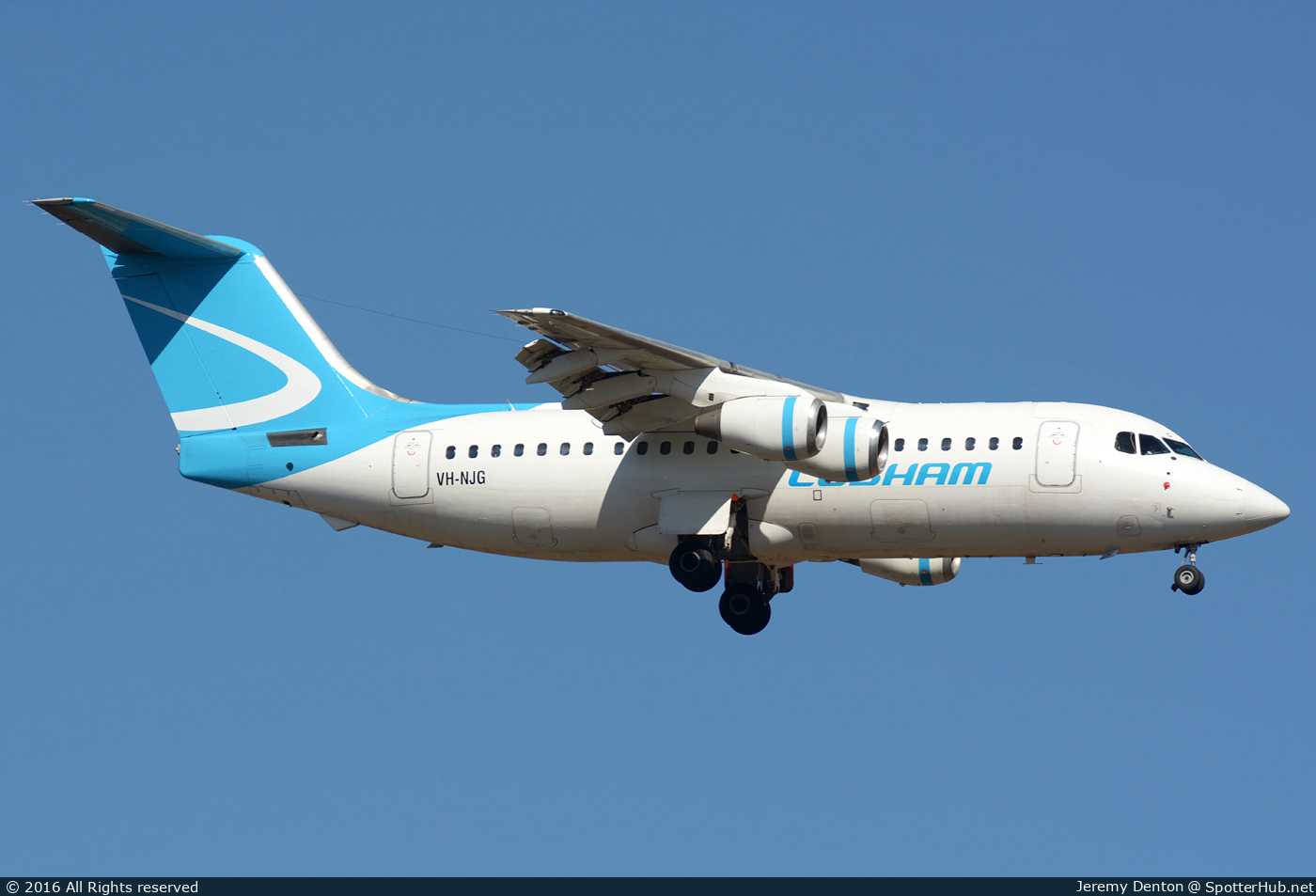 Photo of VH-NJG - British Aerospace 146-200 operated by Cobham Aviation (opb National Jet Express)