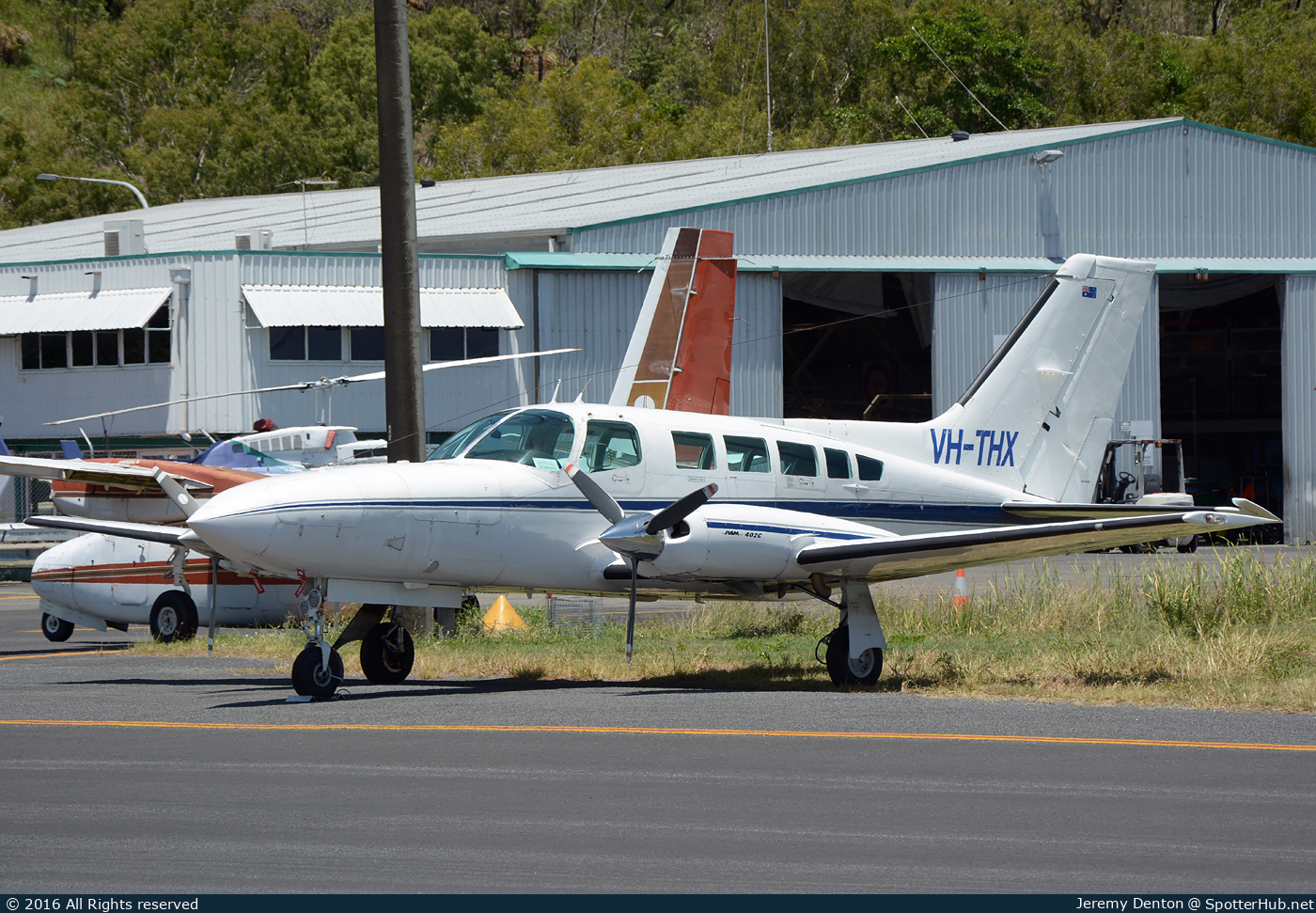 Photo of VH-THX - Cessna 402C operated by Townsville Airlines
