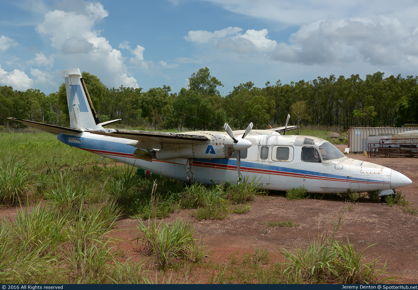 Photo of VH-NYH - Rockwell Commander 681 operated by Darwin Aviation Museum