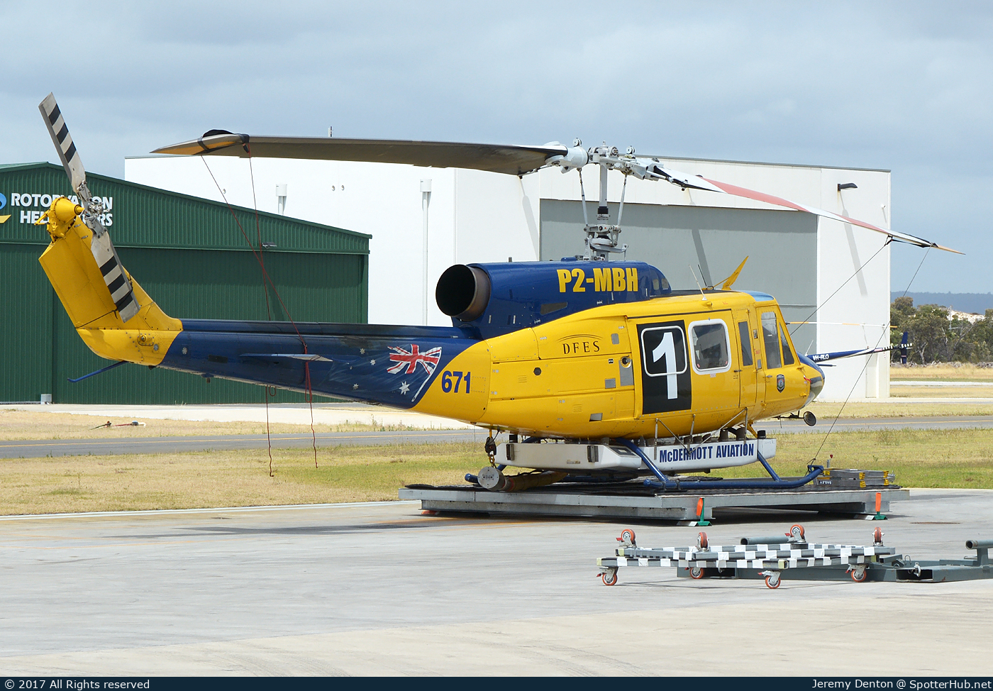 Photo of P2-MBH - Bell 214B-1 Biglifter operated by McDermott Aviation