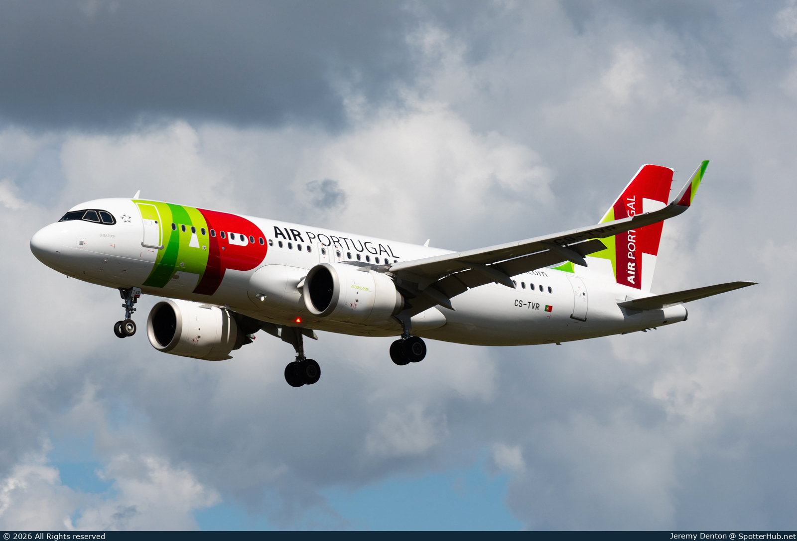 Photo of CS-TVR - Airbus A320-251N operated by TAP Air Portugal