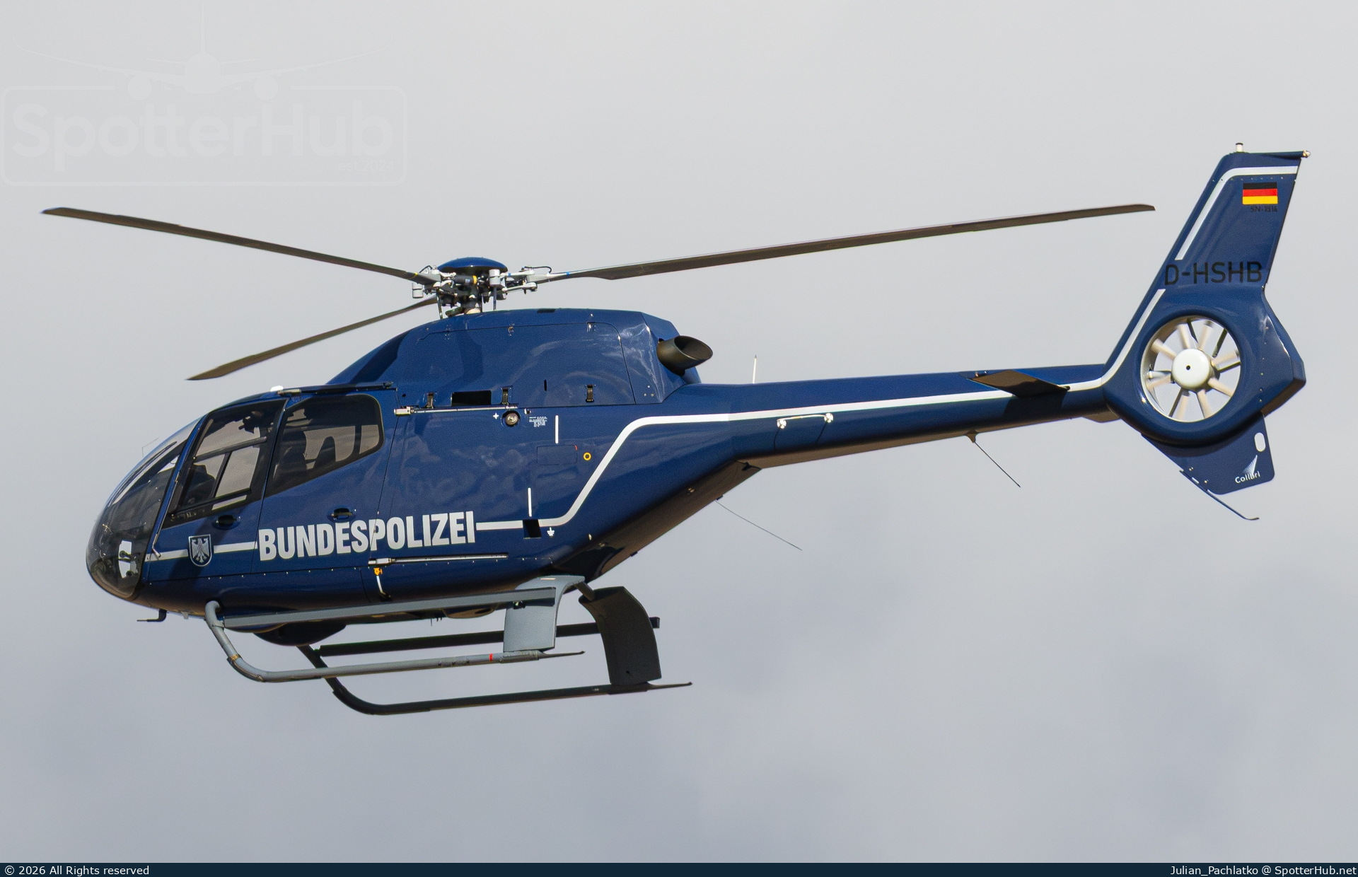 Photo of D-HSHB - Eurocopter EC120B Colibri operated by German Police - Bundespolizei