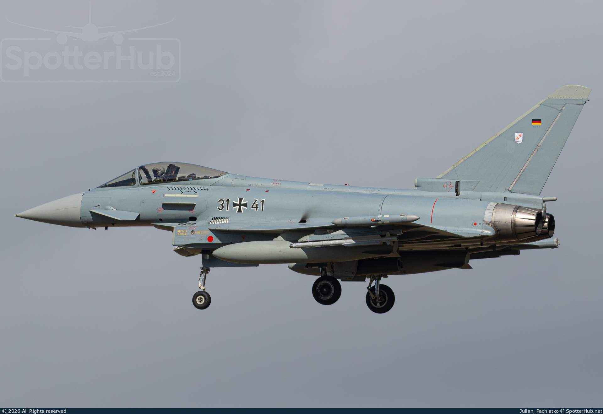 Photo of 31+41 - Eurofighter Typhoon EF-2000 operated by German Air Force