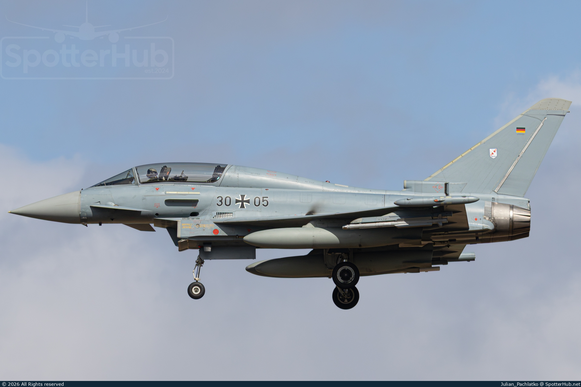 Photo of 30+05 - Eurofighter Typhoon EF-2000(T) operated by German Air Force