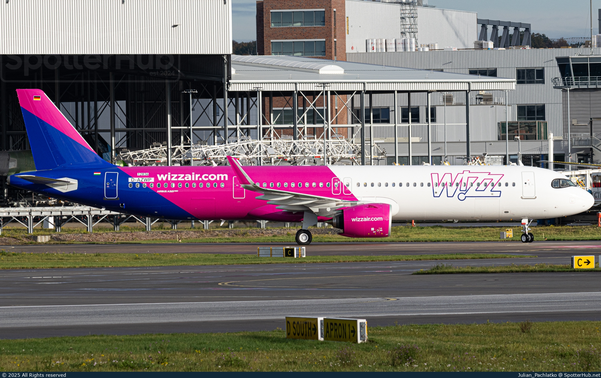 Photo of D-AZWP - Airbus A321-271NX operated by Wizz Air