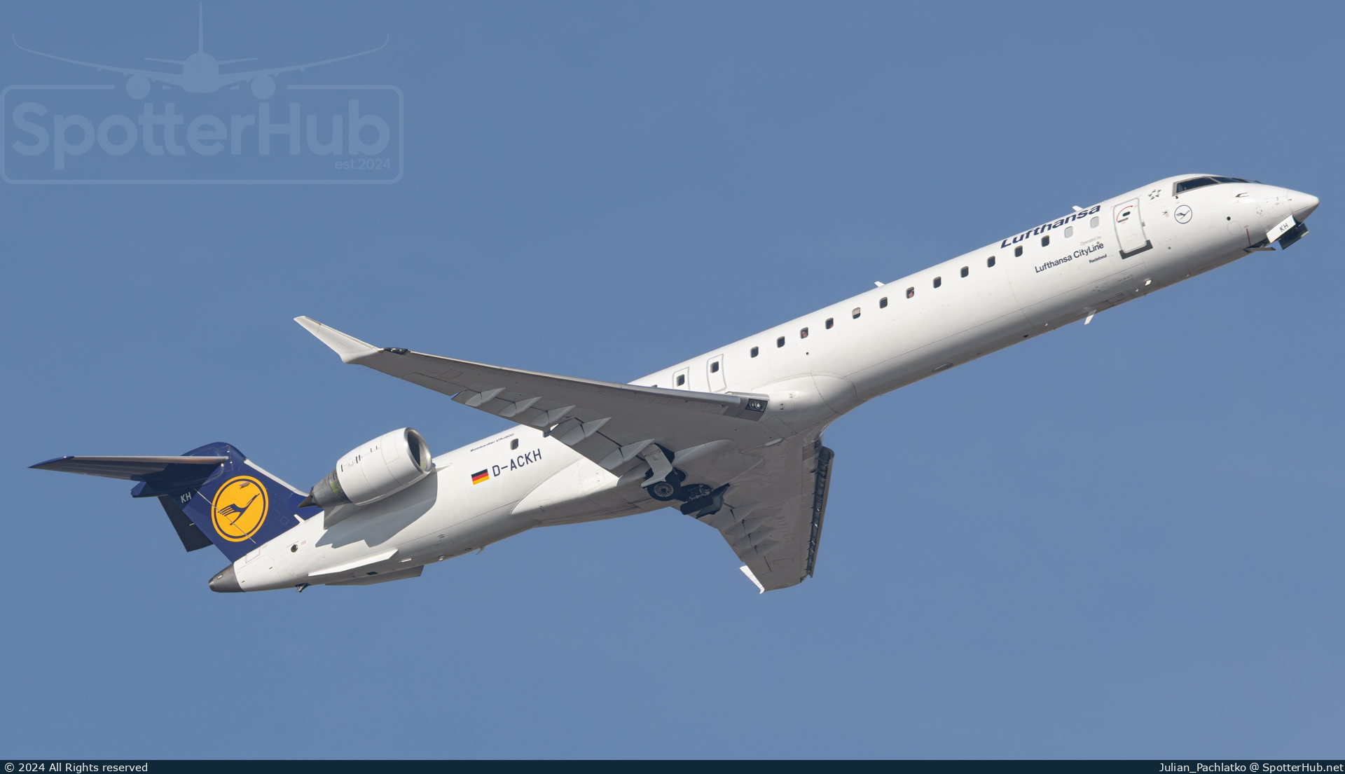 Photo of D-ACKH - Bombardier CRJ-900LR operated by Lufthansa CityLine