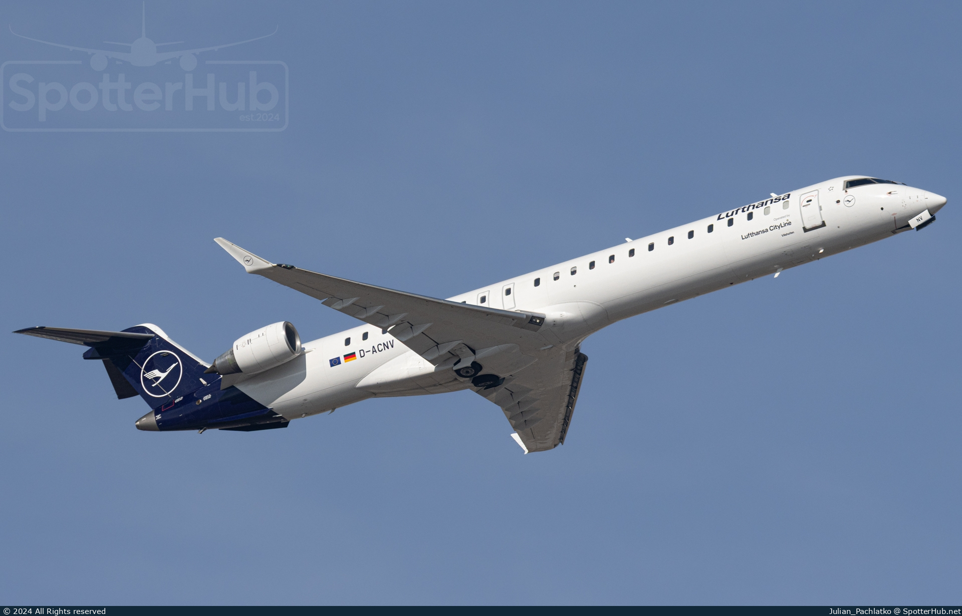 Photo of D-ACNV - Bombardier CRJ-900LR operated by Lufthansa CityLine