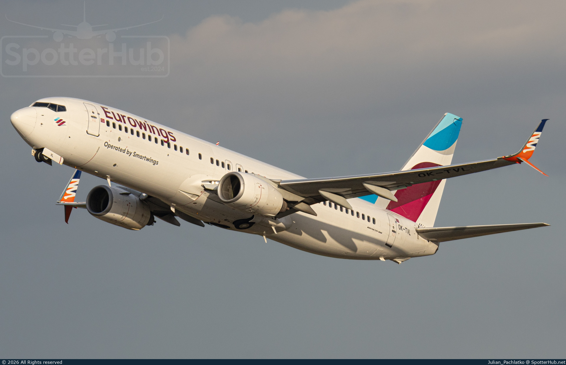 Photo of OK-TVL - Boeing 737-8FN operated by Eurowings (opb SmartWings)