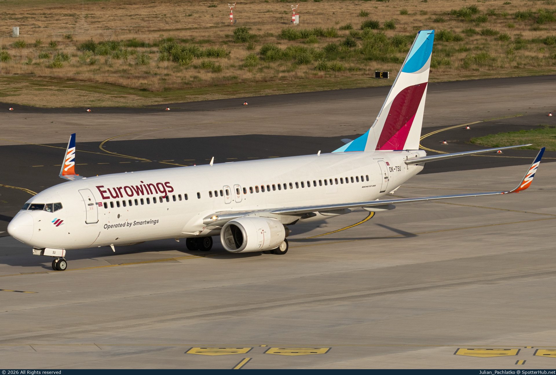Photo of OK-TSU - Boeing 737-8FZ operated by Eurowings (opb SmartWings)