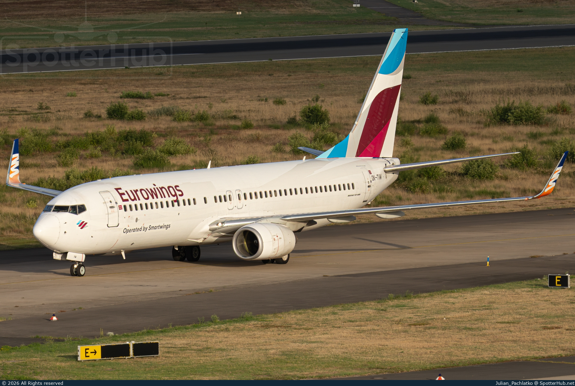 Photo of OK-TVW - Boeing 737-86Q operated by Eurowings (opb SmartWings)