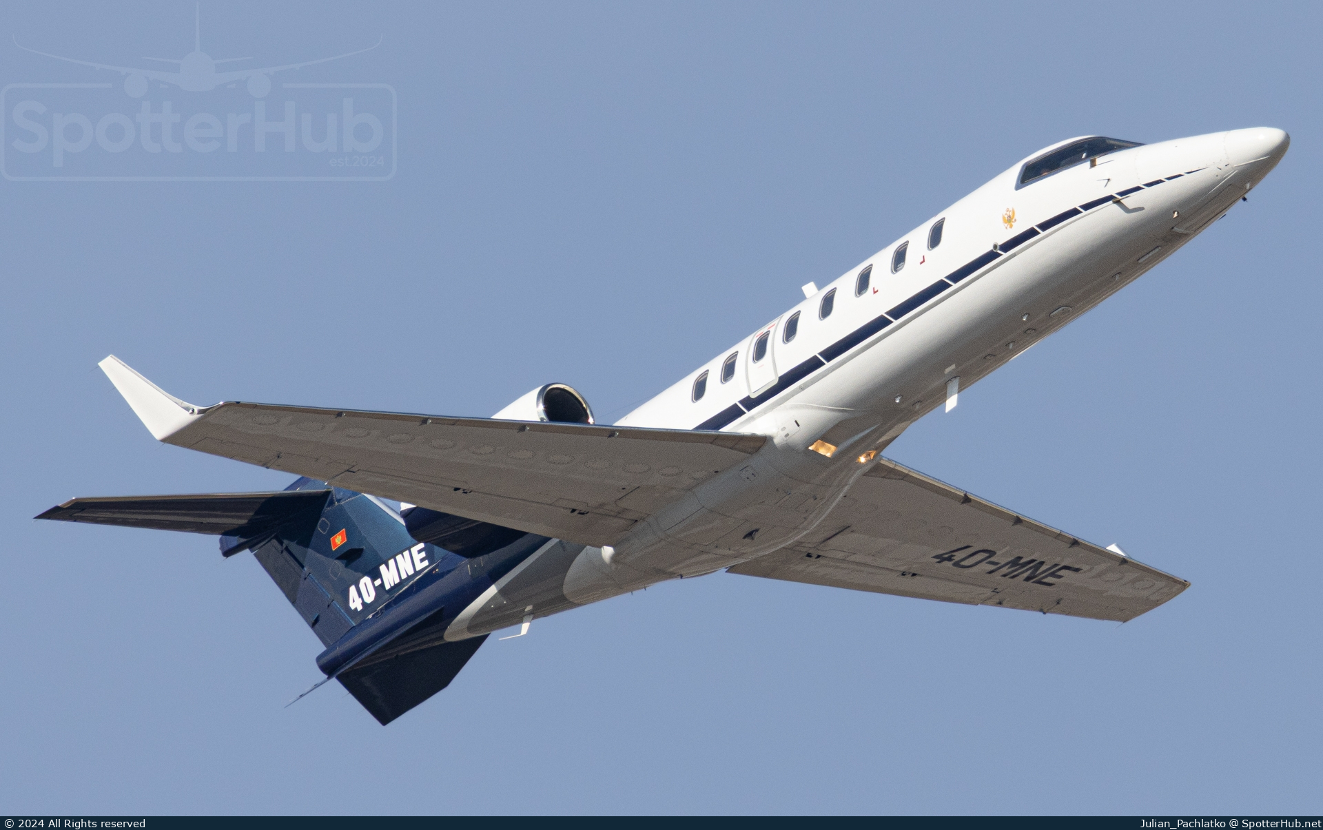 Photo of 4O-MNE - Bombardier Learjet 45 operated by Government of Montenegro