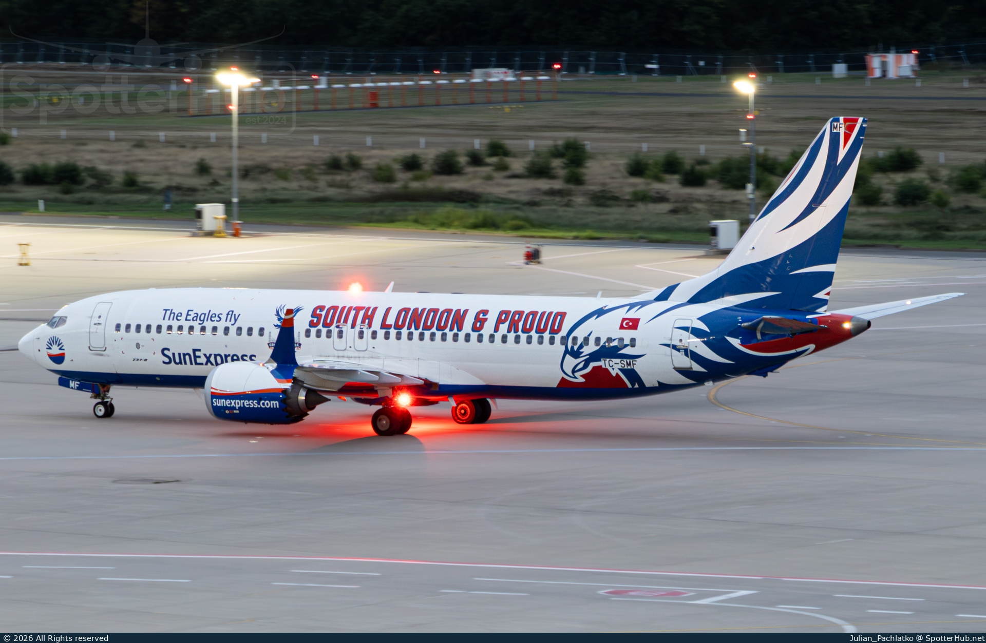 Photo of TC-SMF - Boeing 737 MAX 8 operated by SunExpress