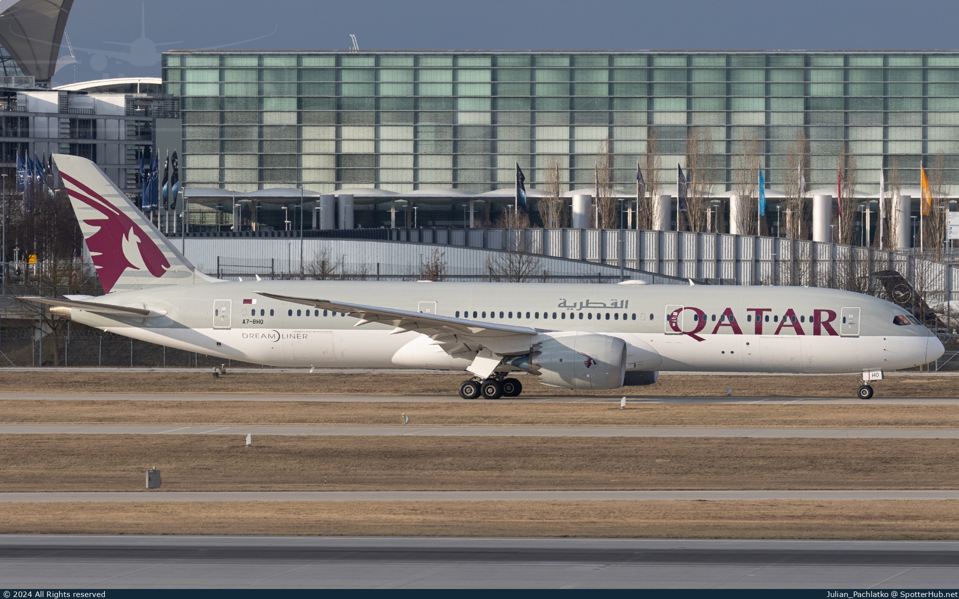 Photo of A7-BHO - Boeing 787-9 Dreamliner operated by Qatar Airways