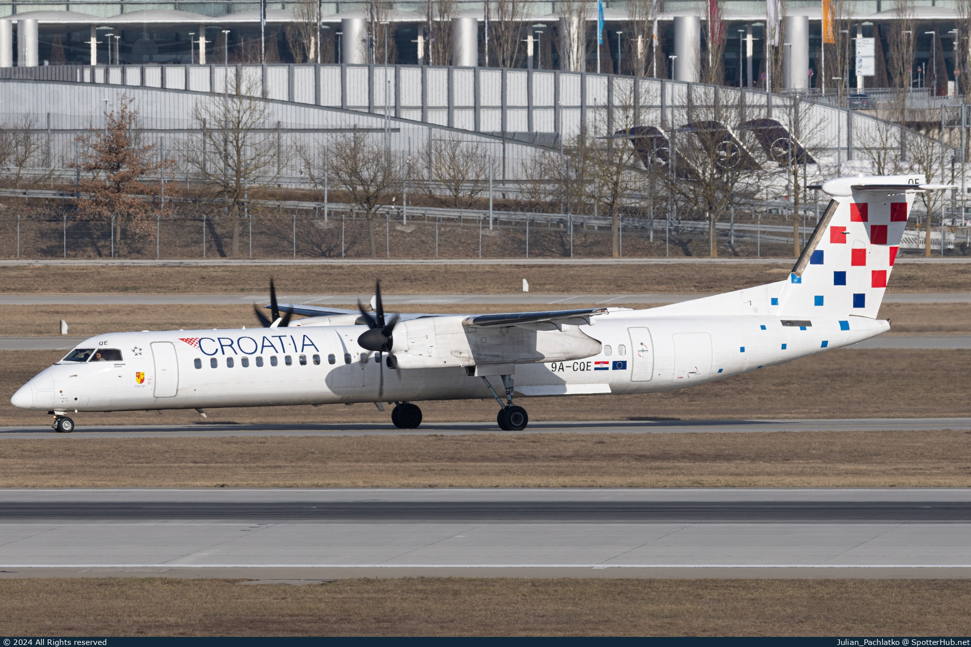 Photo of 9A-CQE - Bombardier DHC-8-402 Dash 8 Q400 operated by Croatia Airlines
