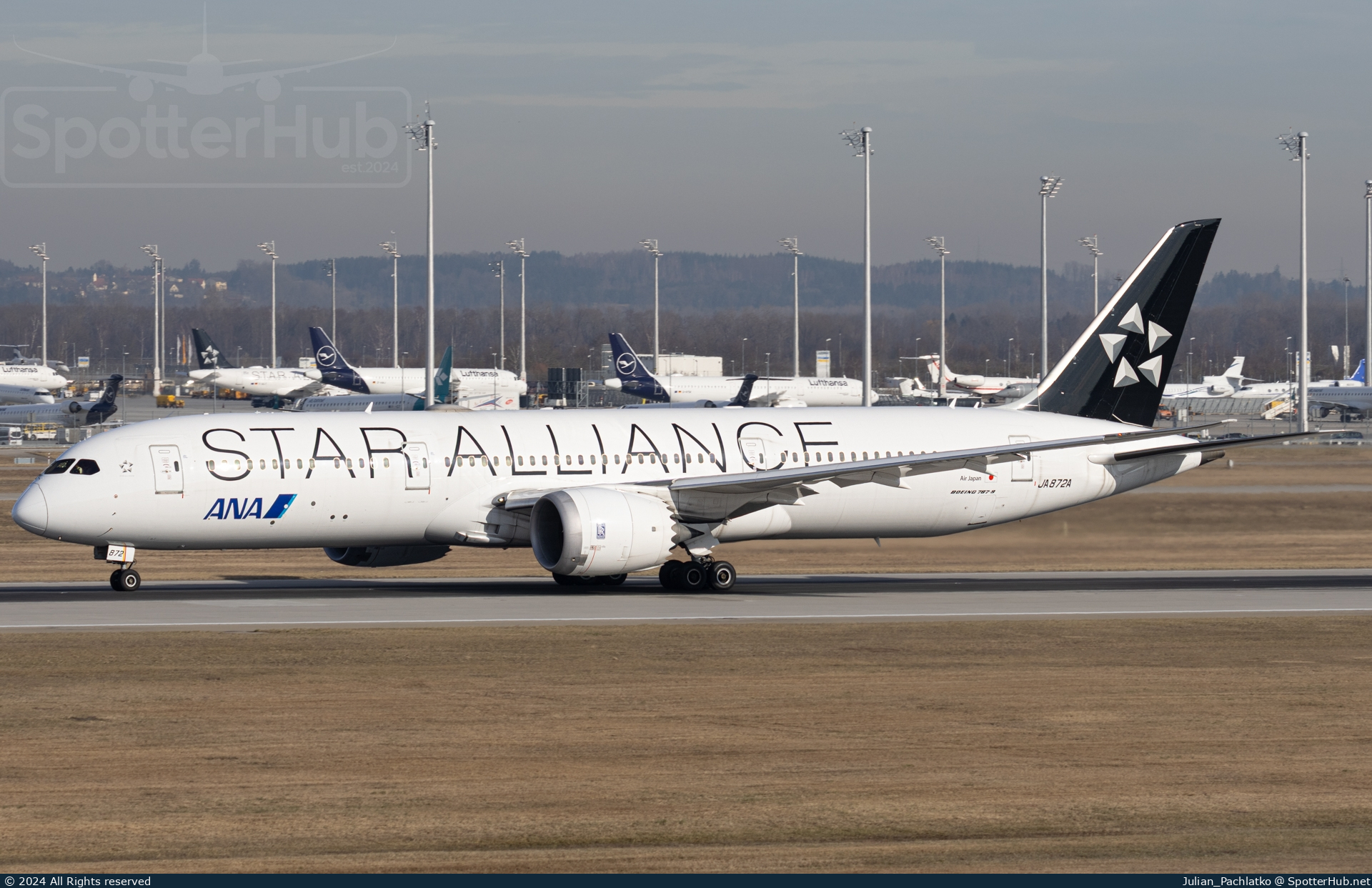 Photo of JA872A - Boeing 787-9 Dreamliner operated by ANA All Nippon Airways (opb Air Japan)