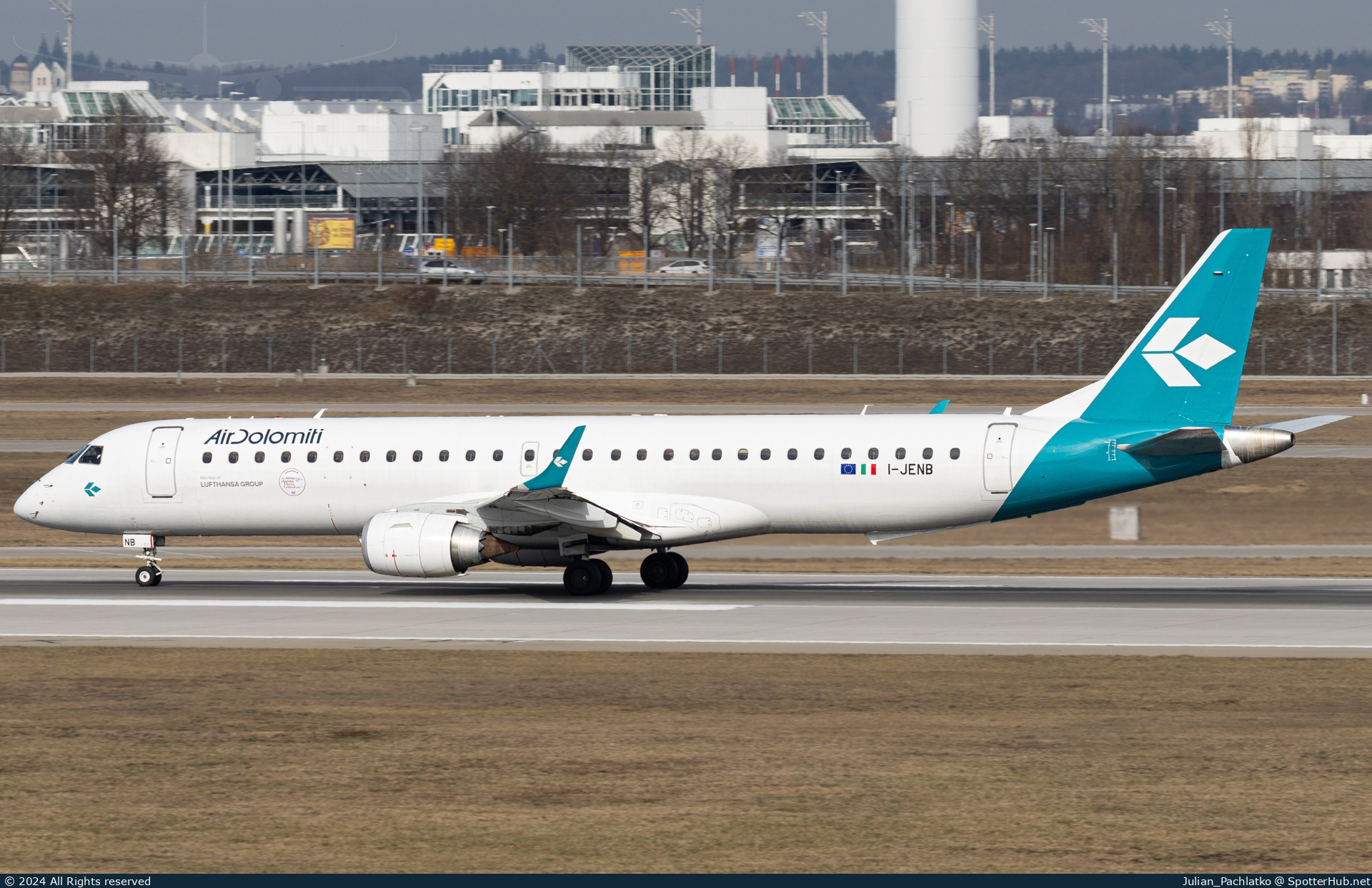 Photo of I-JENB - Embraer ERJ-195LR operated by Air Dolomiti