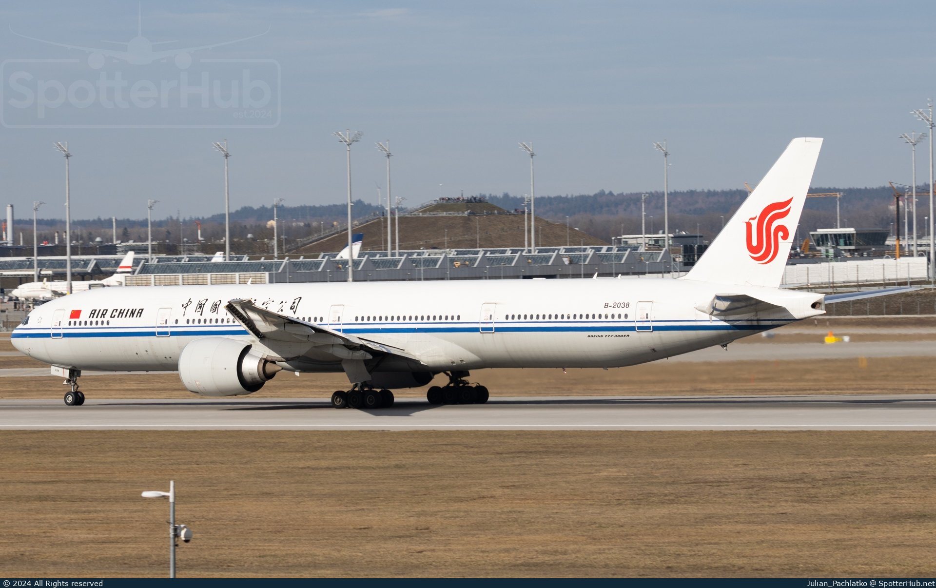 Photo of B-2038 - Boeing 777-39L(ER) operated by Air China