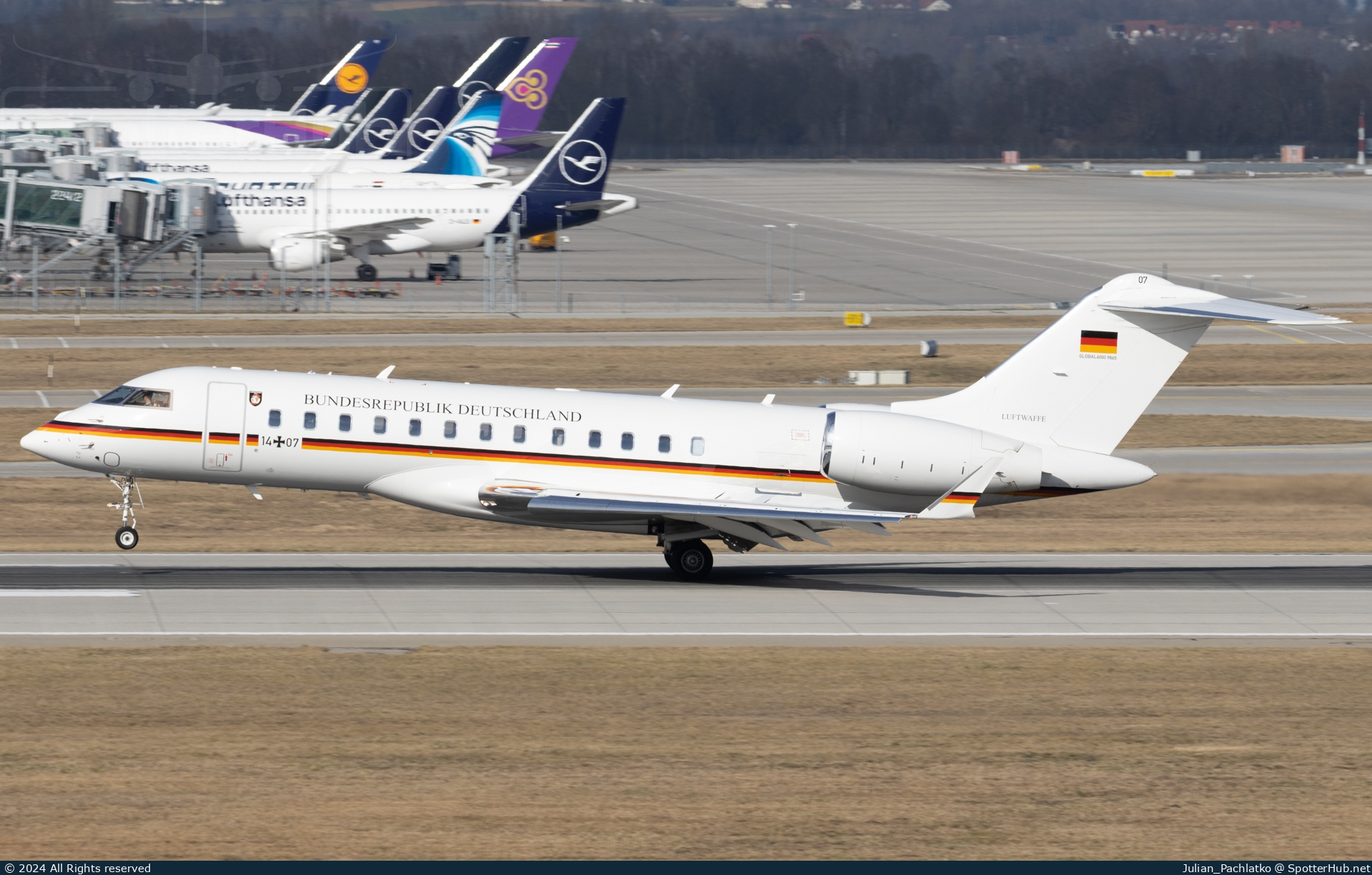Photo of 14+07 - Bombardier Global 6000 operated by German Air Force