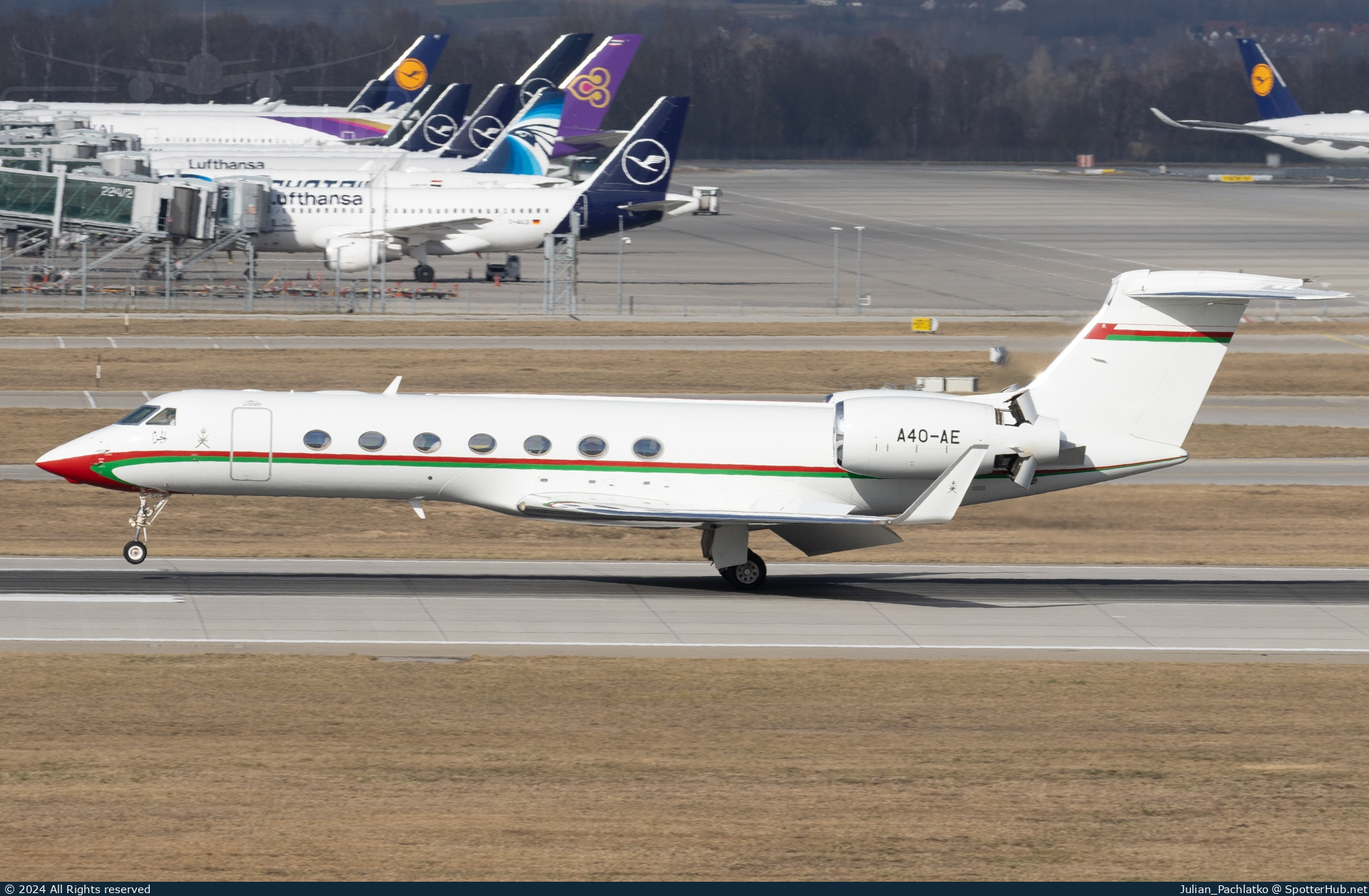 Photo of A4O-AE - Gulfstream GV-SP (G550) operated by Oman Royal Flight