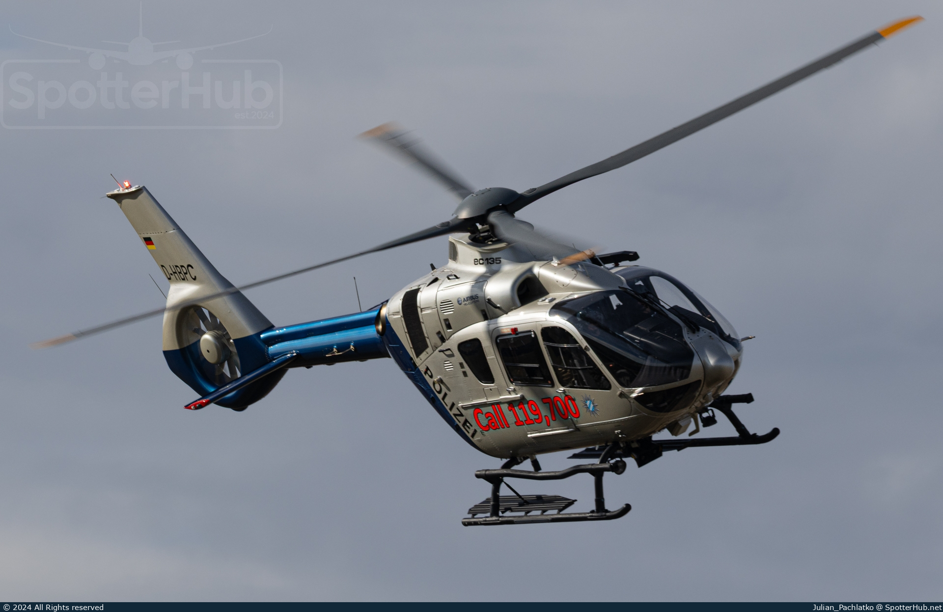 Photo of D-HBPC - Eurocopter EC135 P3 operated by German Police - Hubschrauberstaffel Bayern