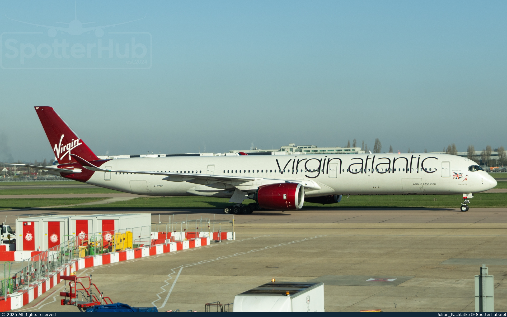 Photo of G-VPOP - Airbus A350-1041 operated by Virgin Atlantic Airways