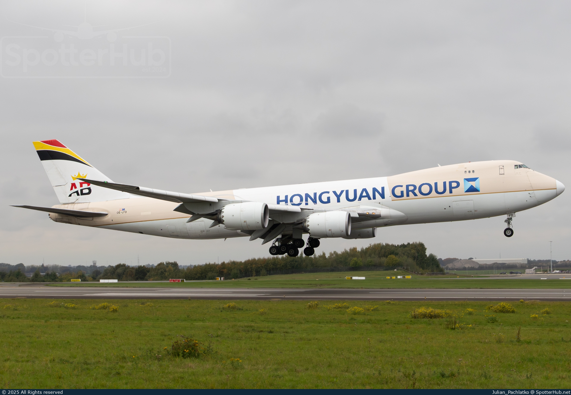 Photo of OE-LFD - Boeing 747-87UF operated by Hongyuan Group (opb Air Belgium)