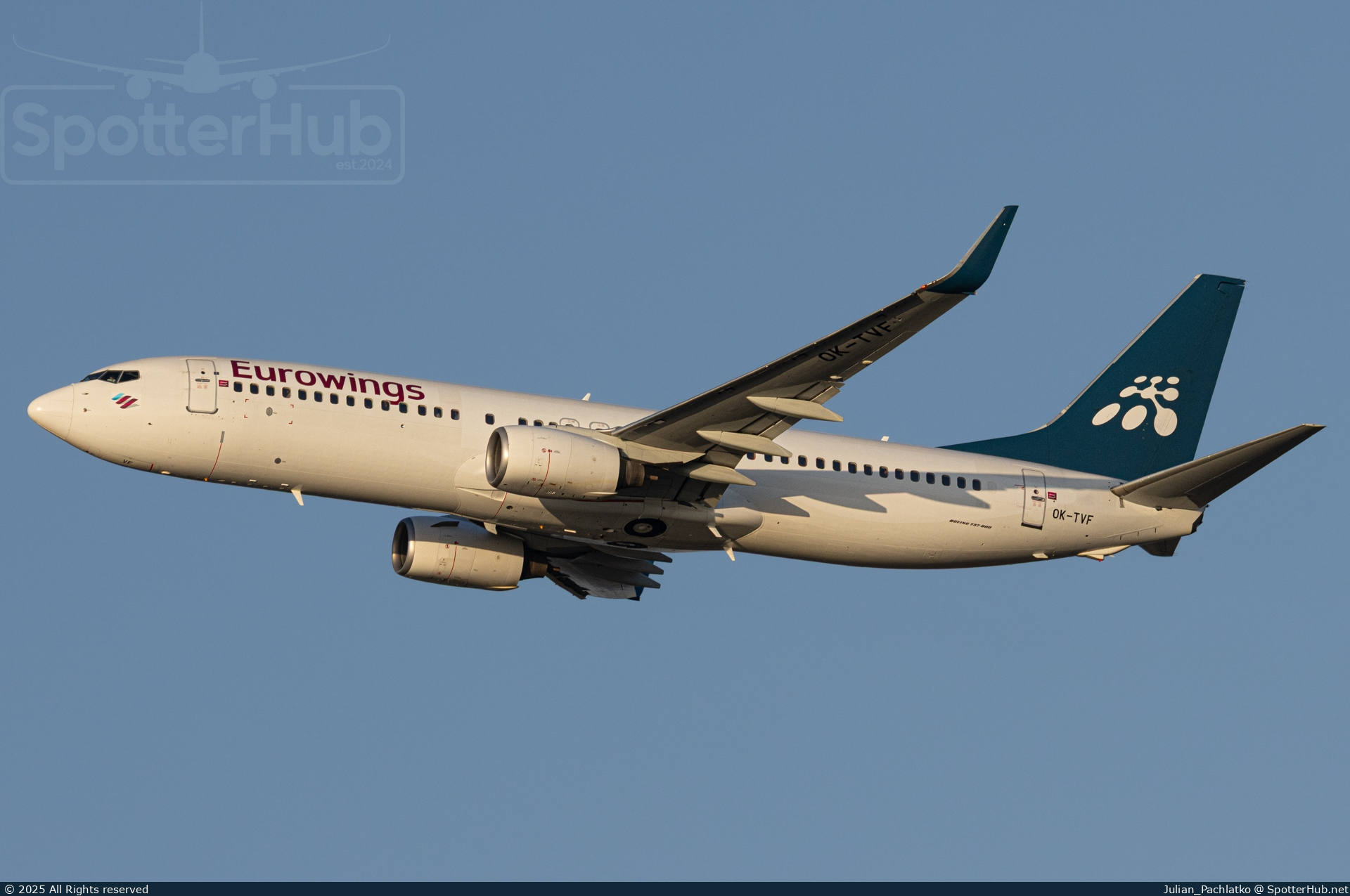 Photo of OK-TVF - Boeing 737-8FH operated by Eurowings (opb SmartWings)
