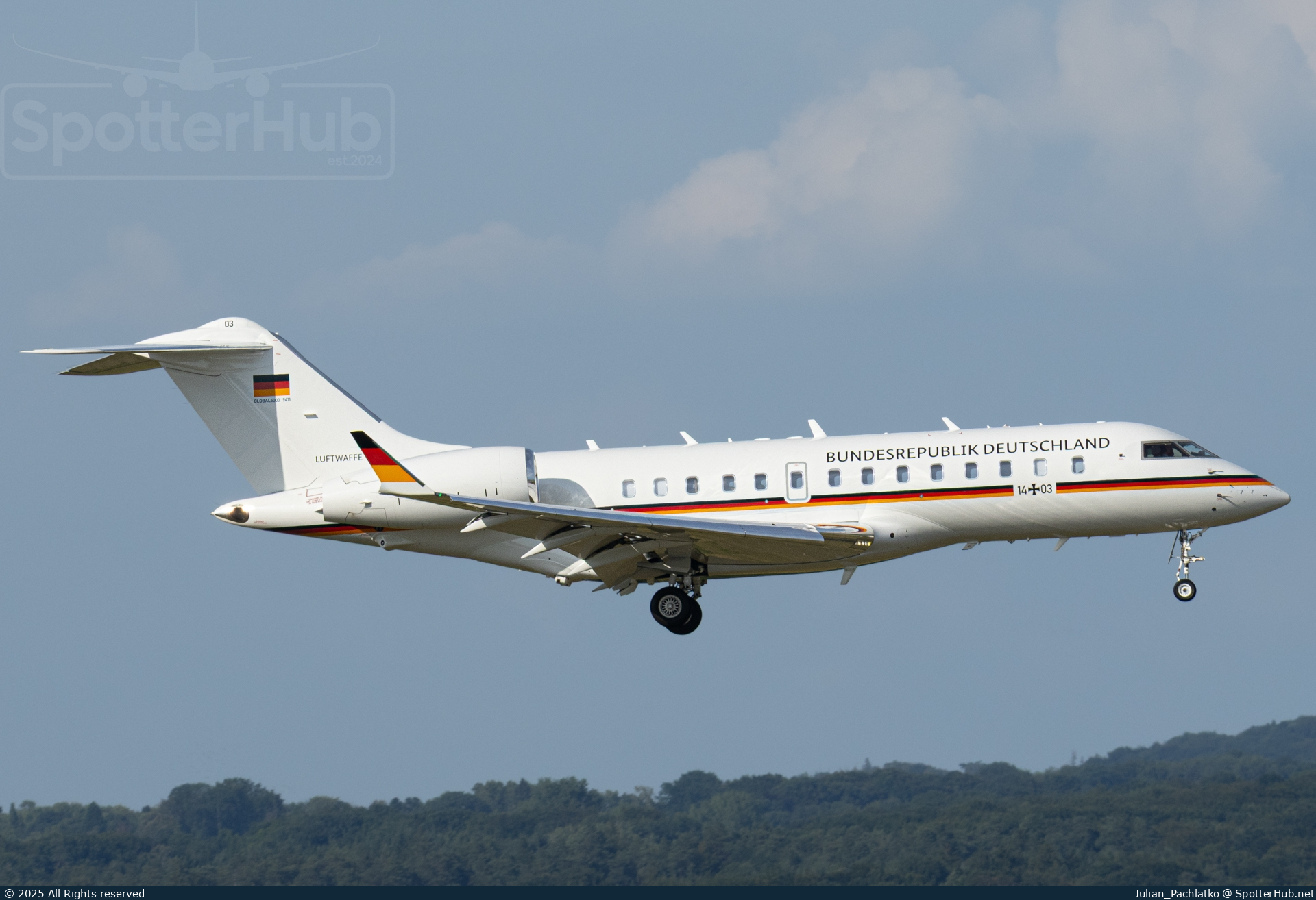 Photo of 14+03 - Bombardier Global 5000 operated by German Air Force