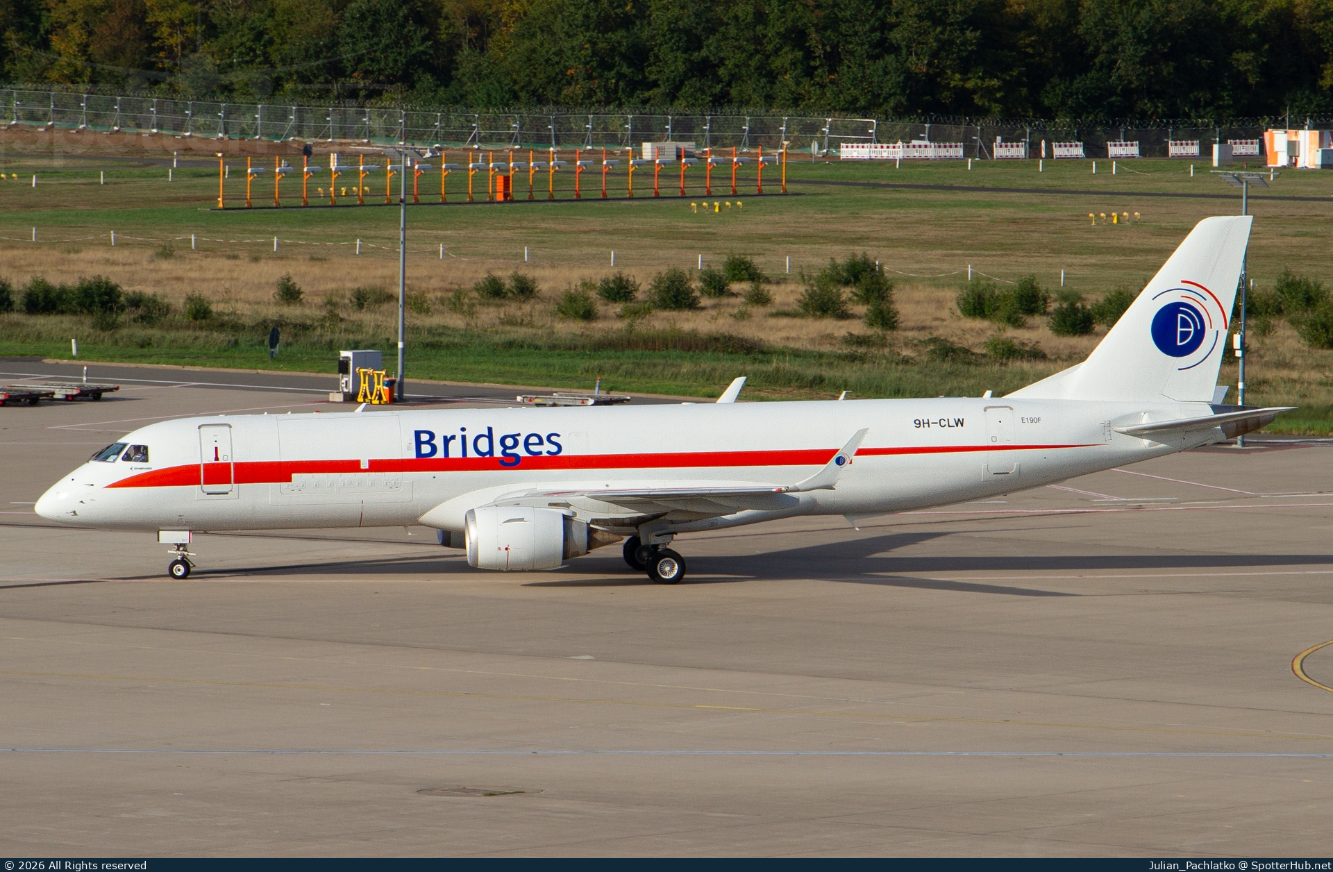 Photo of 9H-CLW - Embraer ERJ-190AR(F) operated by Bridges Air Cargo