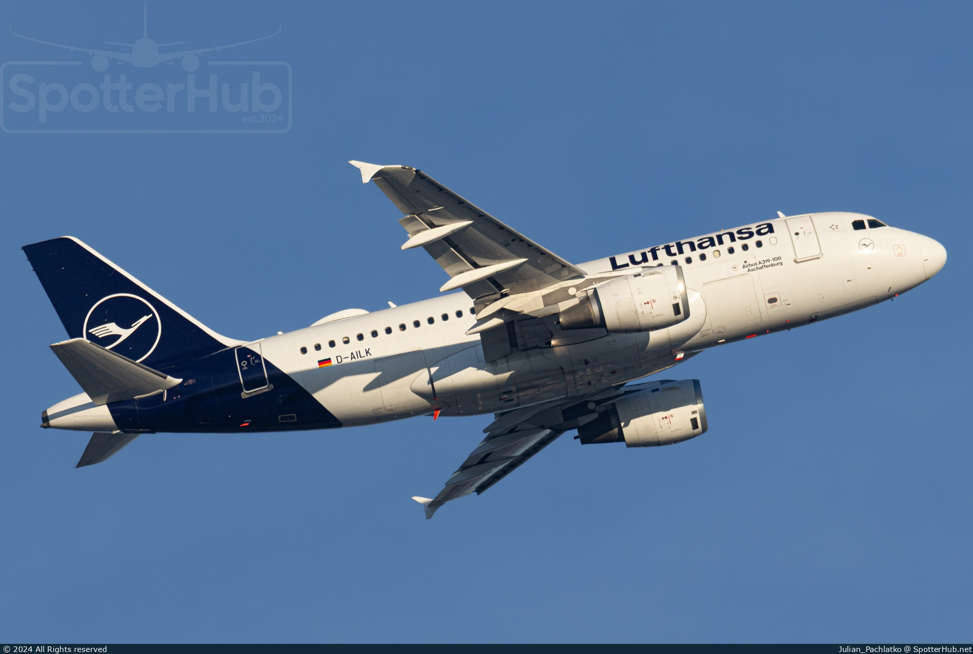Photo of D-AILK - Airbus A319-114 operated by Lufthansa