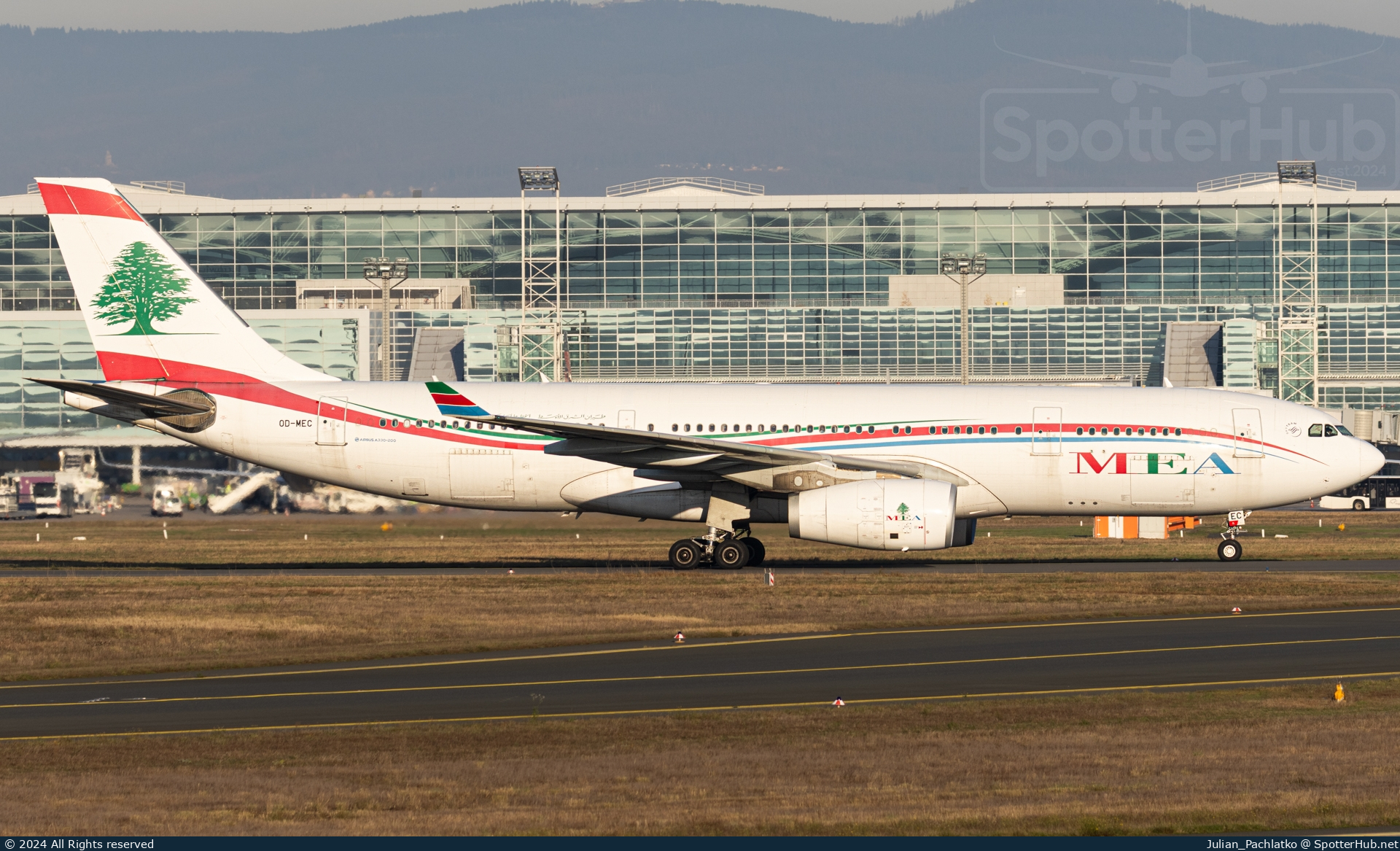 Photo of OD-MEC - Airbus A330-243 operated by MEA Middle East Airlines