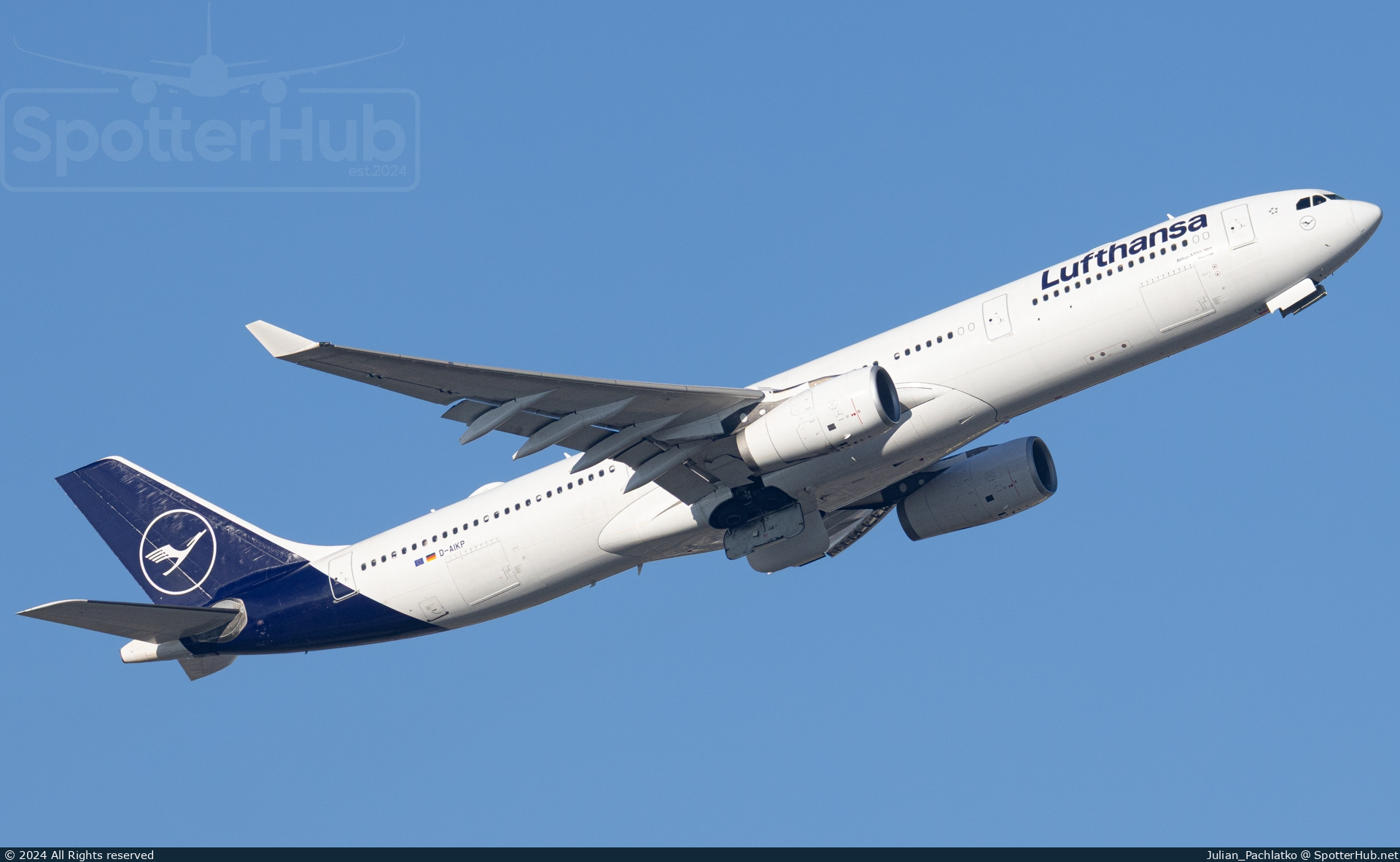 Photo of D-AIKP - Airbus A330-343 operated by Lufthansa