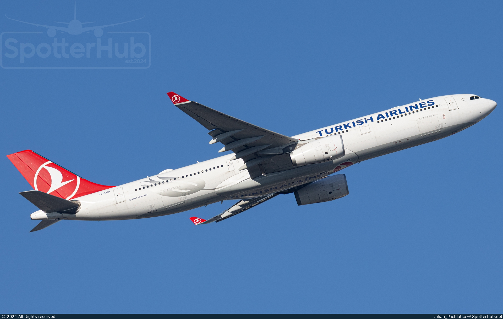Photo of TC-LOD - Airbus A330-343 operated by Turkish Airlines