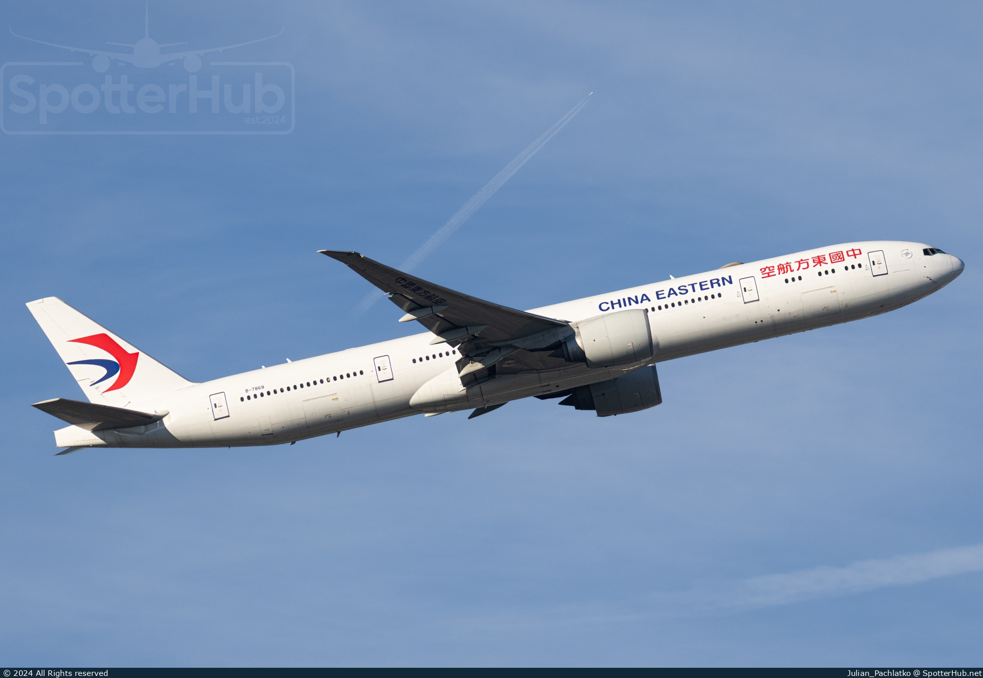 Photo of B-7868 - Boeing 777-39P(ER) operated by China Eastern Airlines