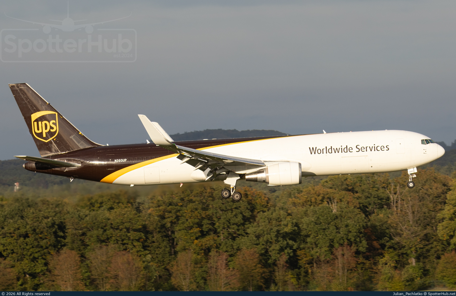Photo of N393UP - Boeing 767-316(ER)(BDSF) operated by UPS United Parcel Service