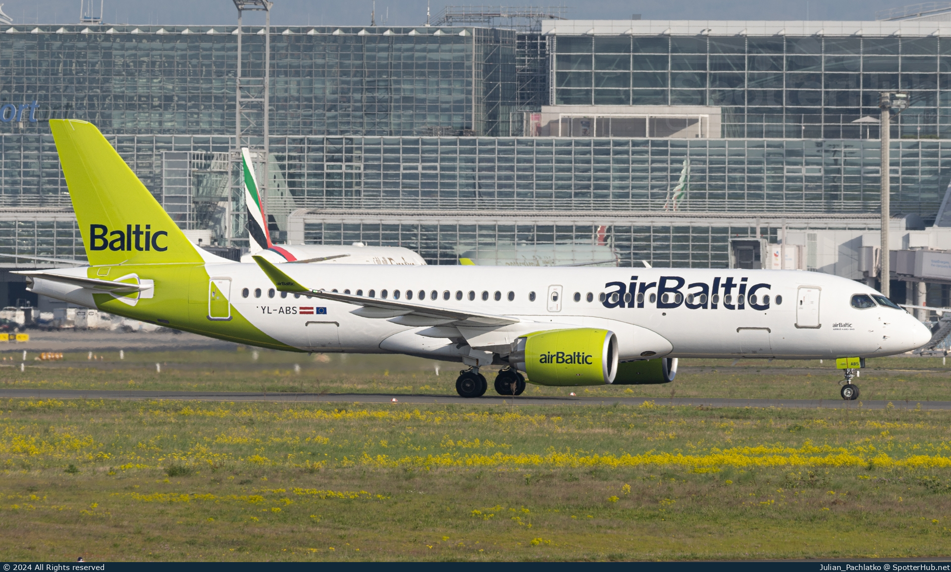 Photo of YL-ABS - Airbus A220-300 operated by airBaltic