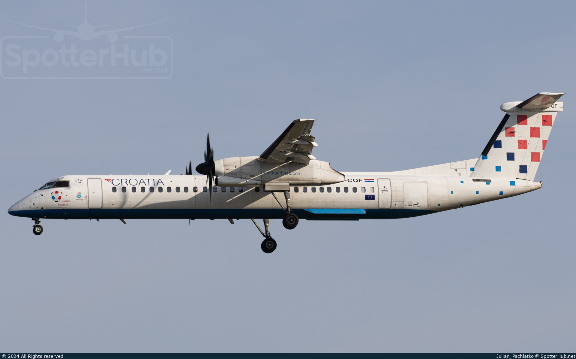 Photo of 9A-CQF - Bombardier DHC-8-402 Dash 8 Q400 operated by Croatia Airlines