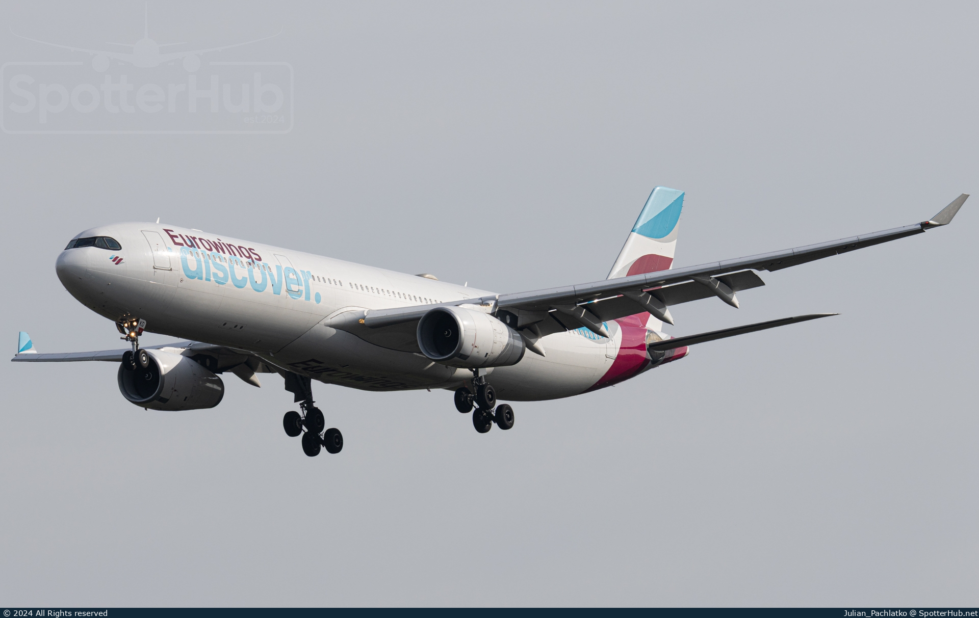Photo of D-AIKD - Airbus A330-343 operated by Eurowings Discover
