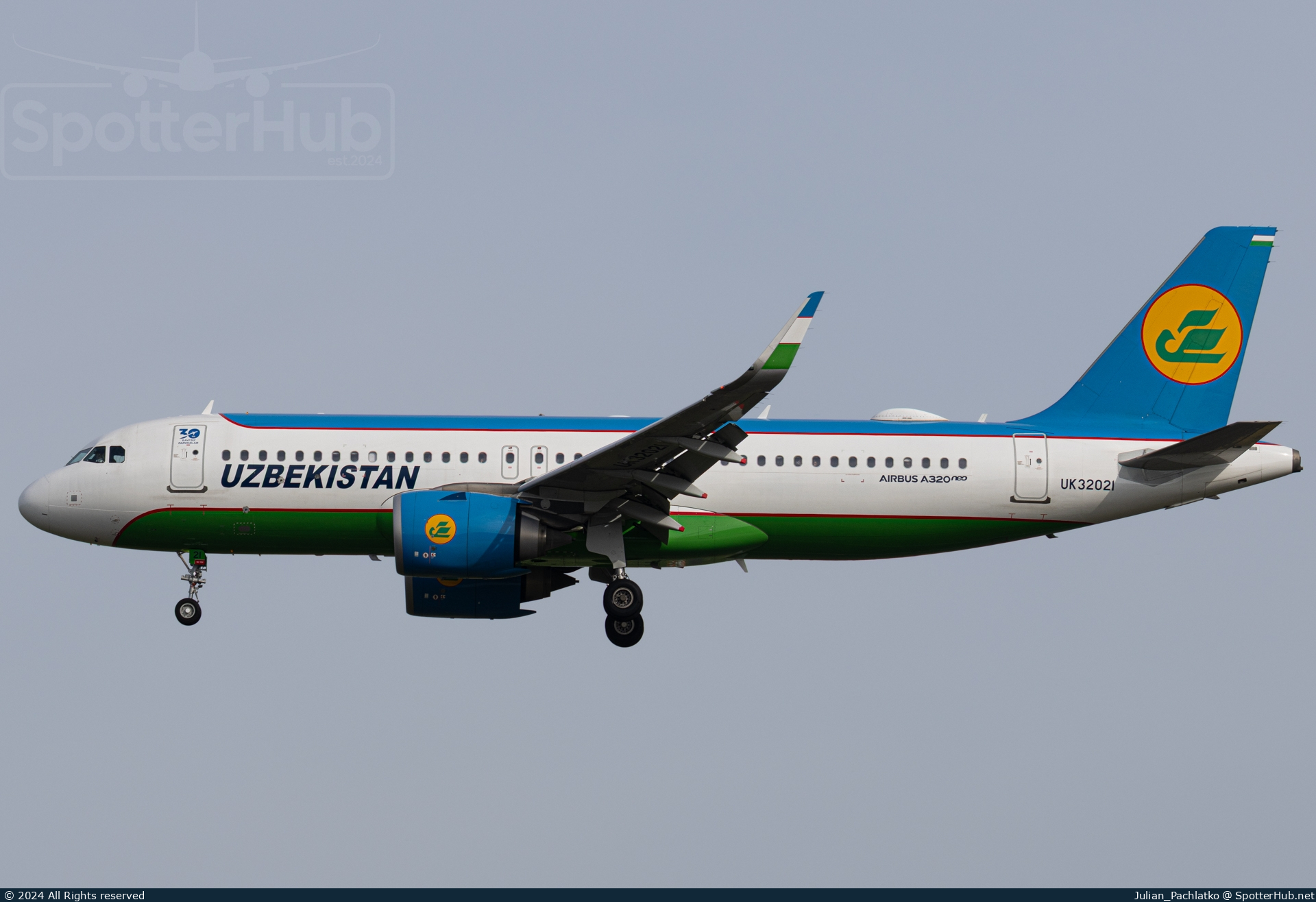 Photo of UK32021 - Airbus A320-251N operated by Uzbekistan Airways