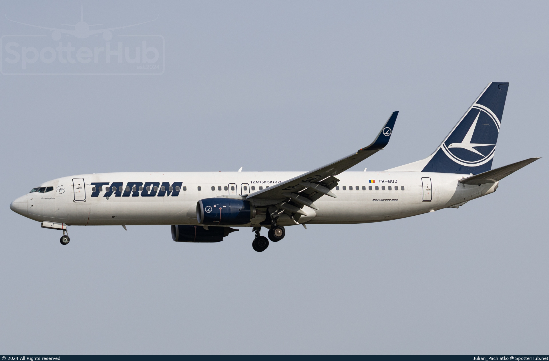 Photo of YR-BGJ - Boeing 737-82R operated by Tarom - Romanian Air Transport