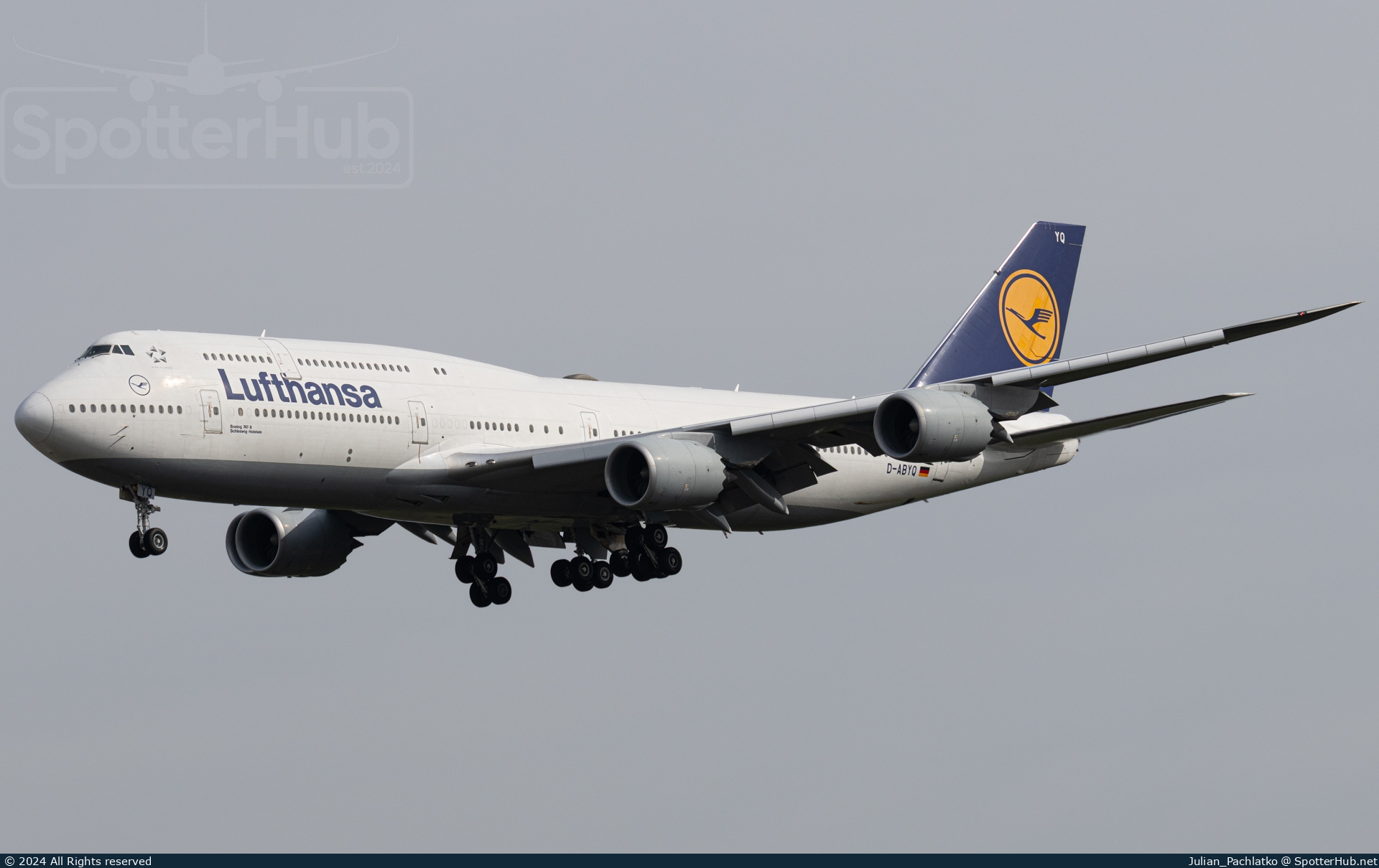 Photo of D-ABYQ - Boeing 747-830 operated by Lufthansa