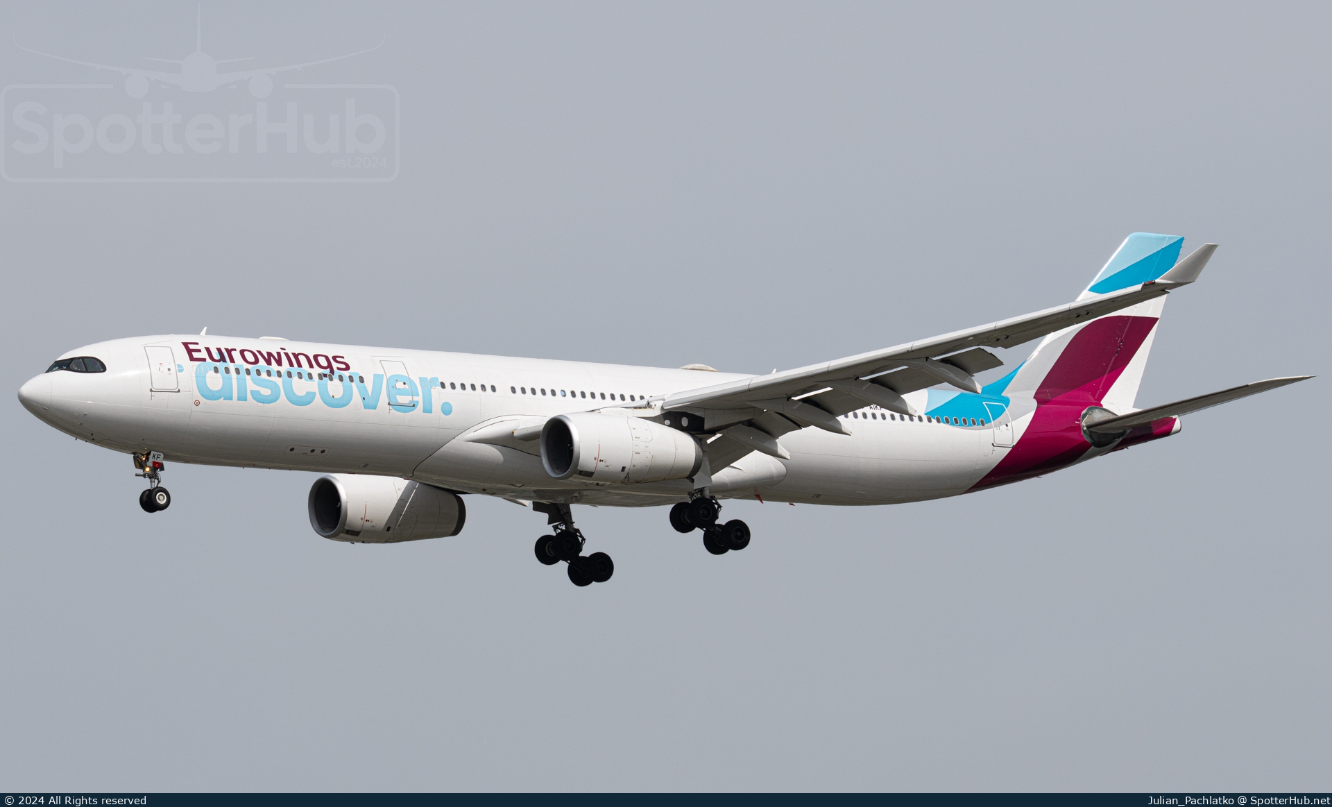 Photo of D-AIKF - Airbus A330-343 operated by Eurowings Discover