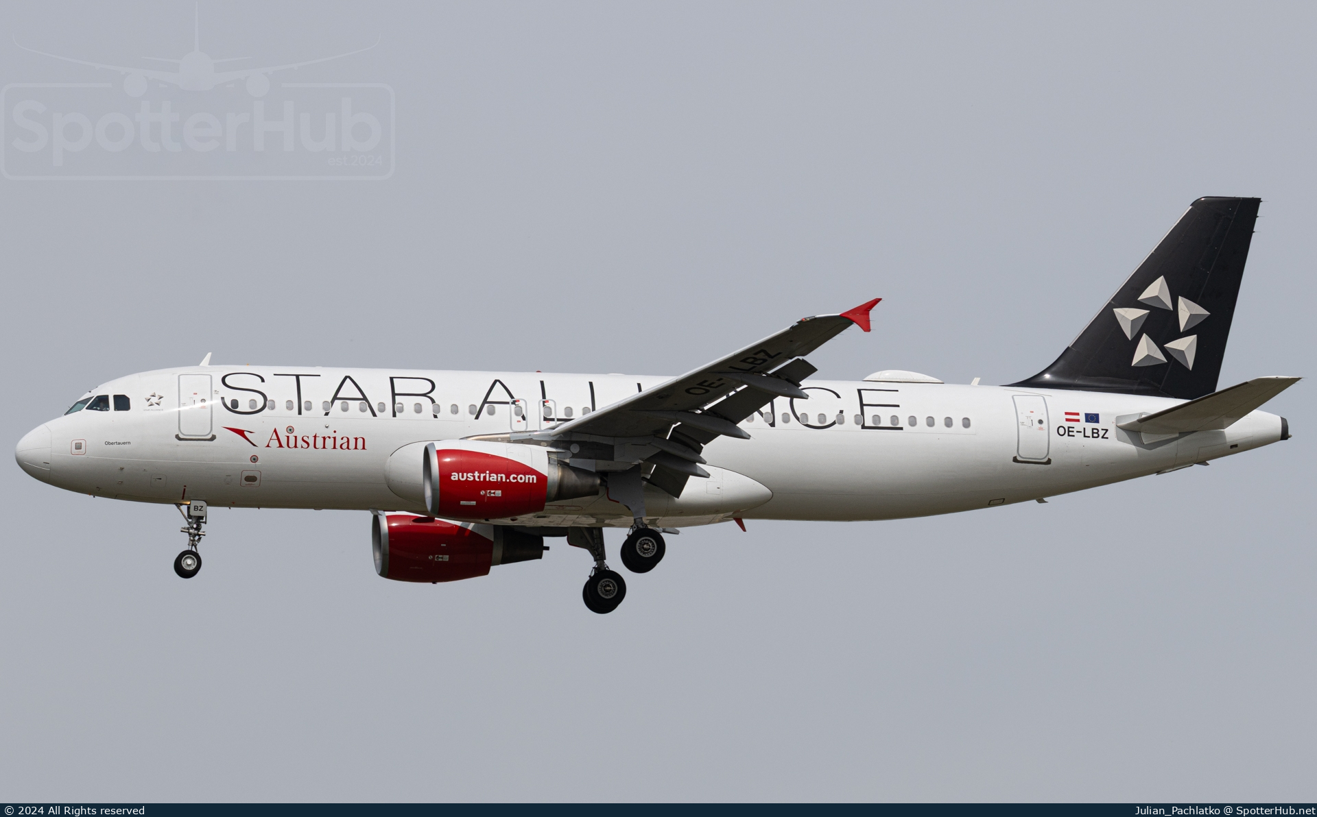 Photo of OE-LBZ - Airbus A320-214 operated by Austrian Airlines