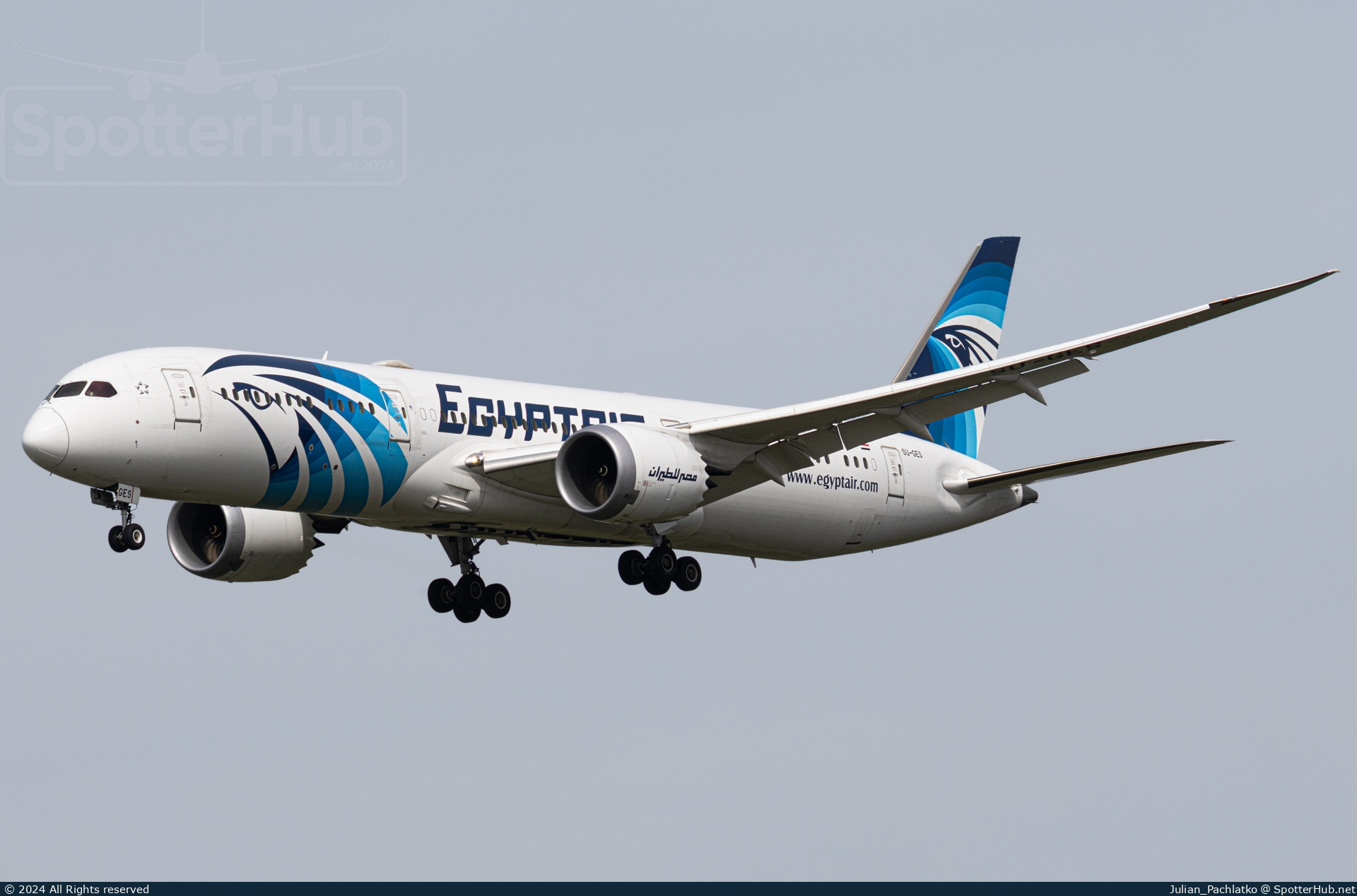 Photo of SU-GES - Boeing 787-9 Dreamliner operated by Egyptair