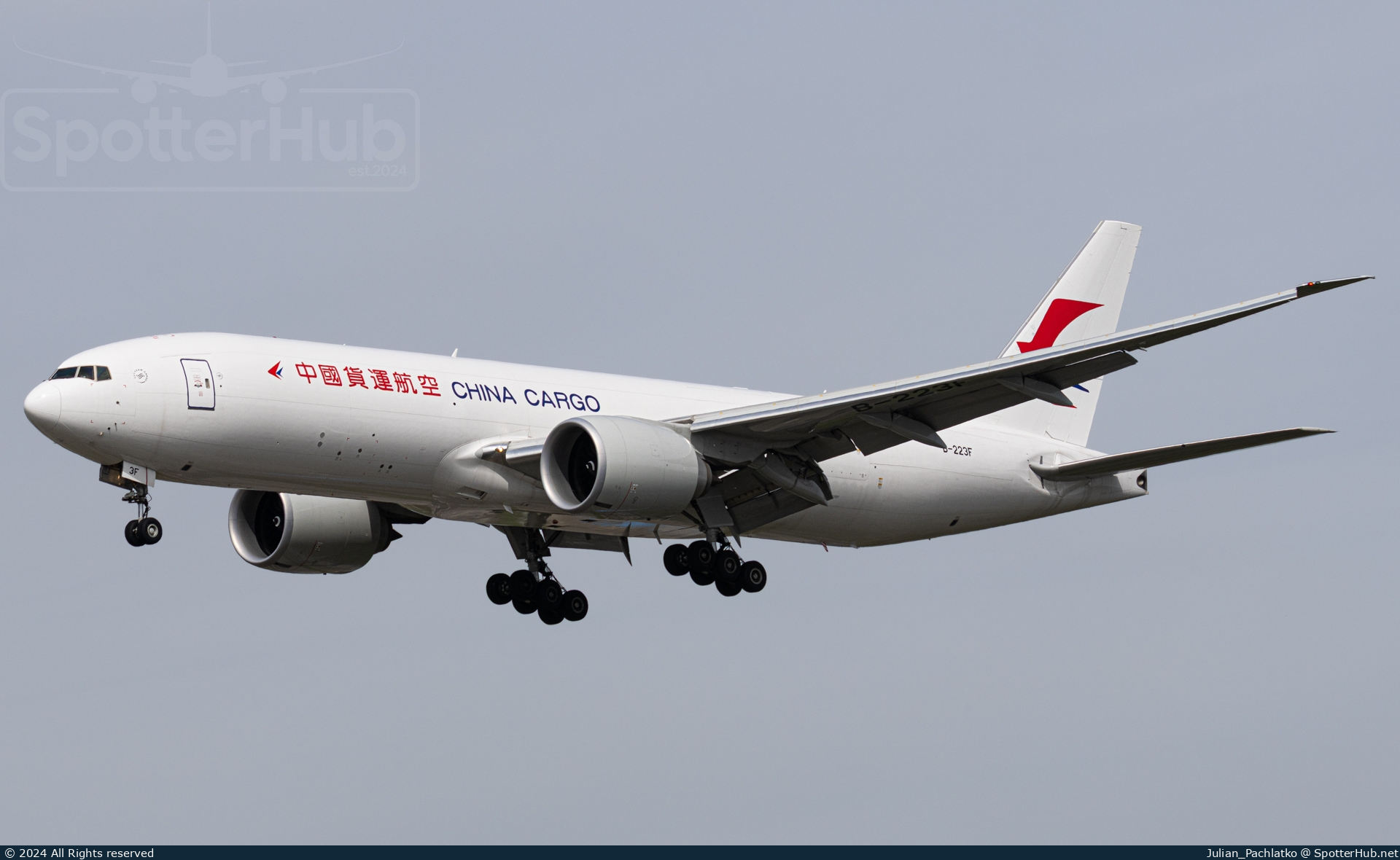 Photo of B-223F - Boeing 777-F operated by China Cargo Airlines