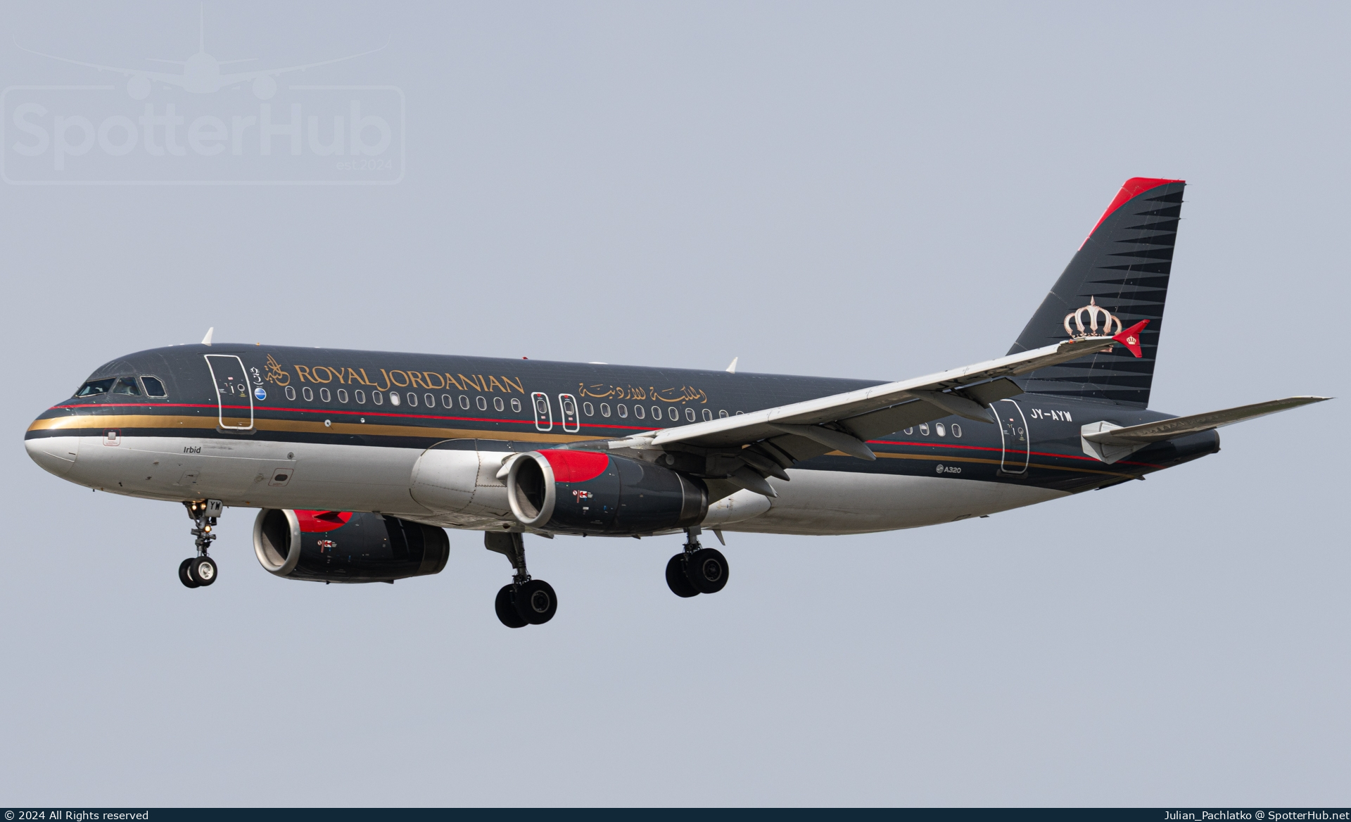 Photo of JY-AYW - Airbus A320-232 operated by Royal Jordanian Airlines