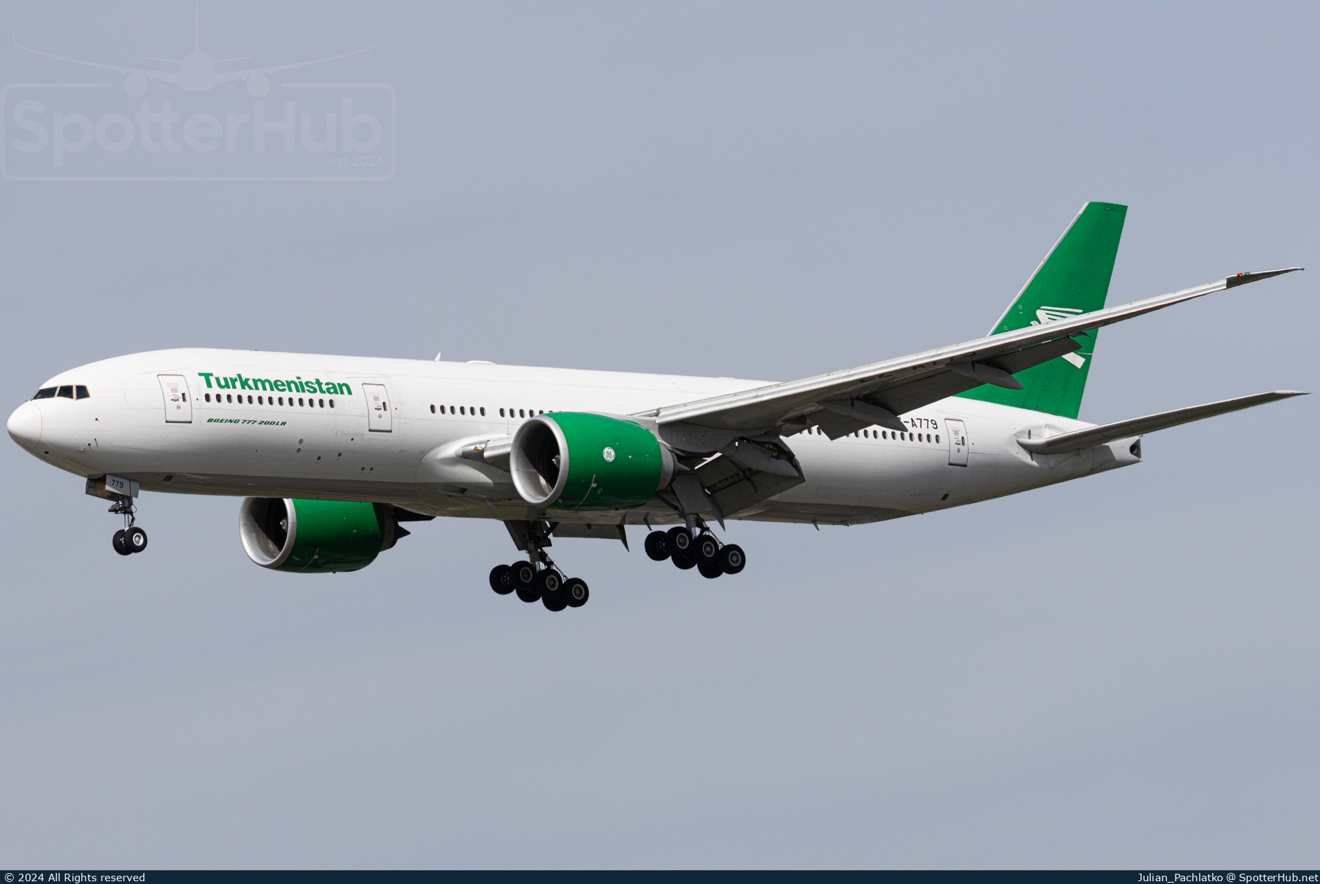 Photo of EZ-A779 - Boeing 777-22K(LR) operated by Turkmenistan Airlines