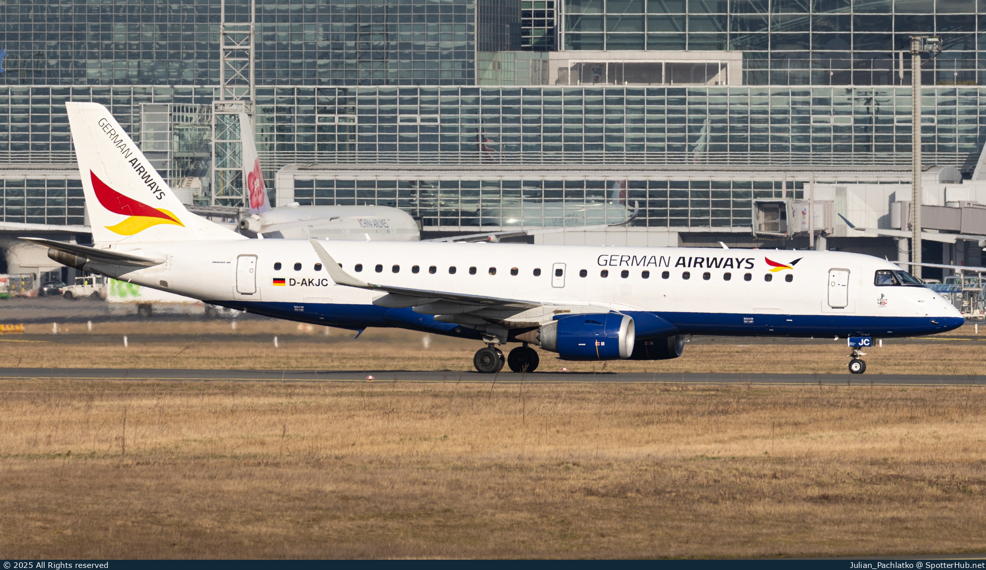 Photo of D-AKJC - Embraer ERJ-190SR operated by German Airways
