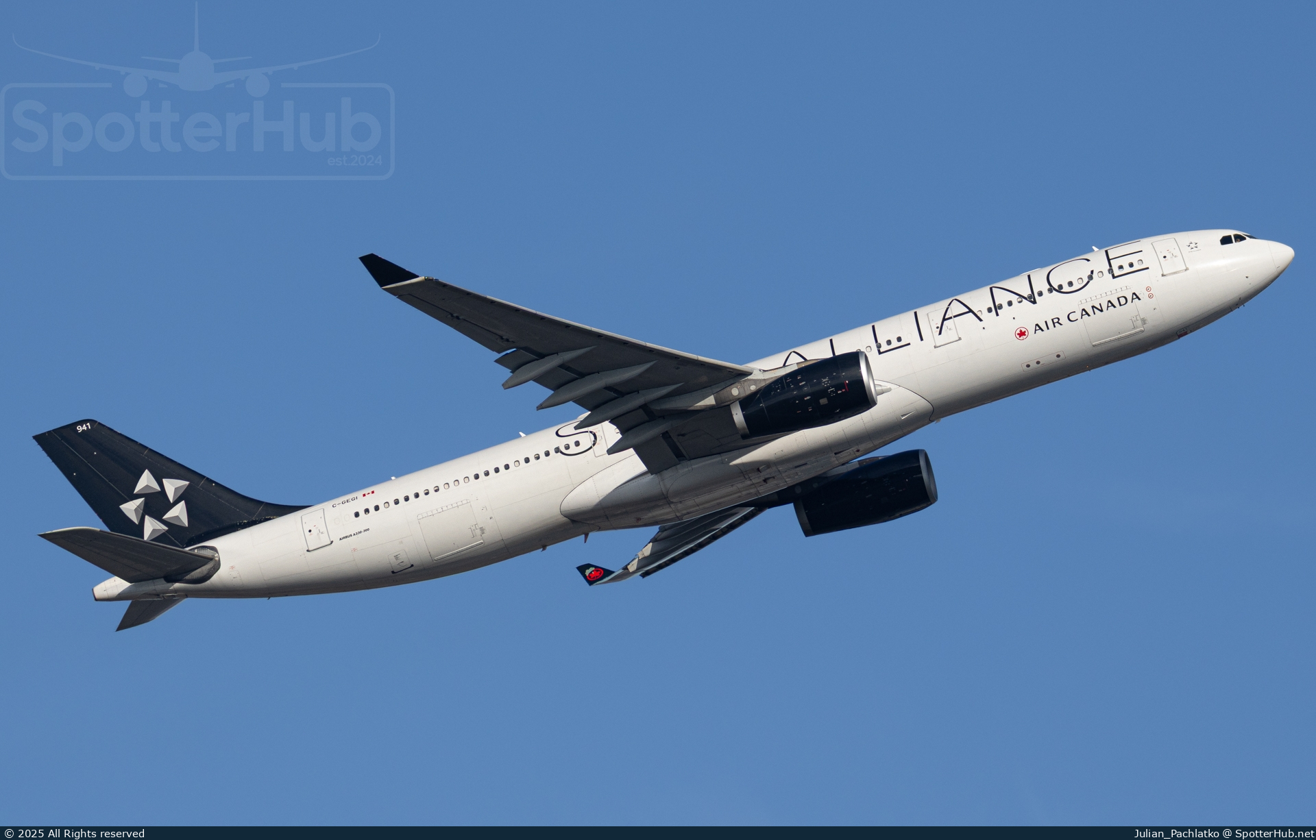 Photo of C-GEGI - Airbus A330-343 operated by Air Canada